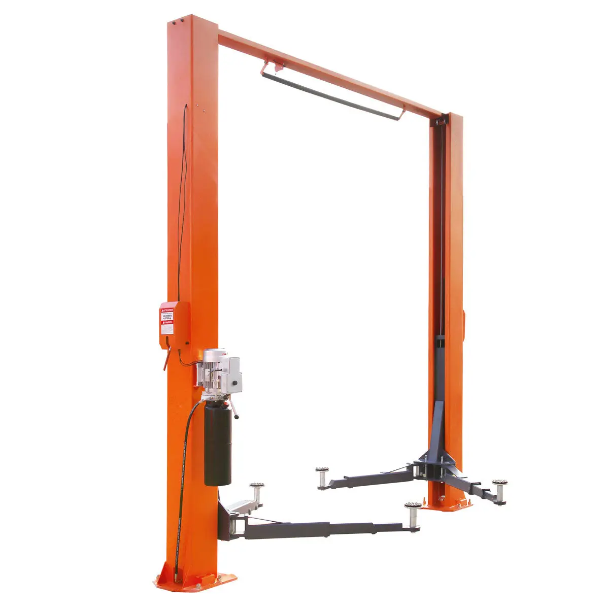 10,000-lb Two Post Overhead Auto Lift, Symmetric Arms, 72" Lift Height, Dual-Point Lock Release, TMG-ALT100 - Image 4