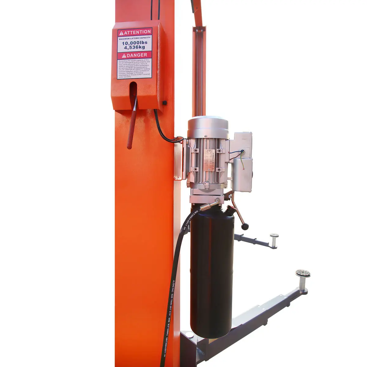 10,000-lb Two Post Overhead Auto Lift, Symmetric Arms, 72" Lift Height, Dual-Point Lock Release, TMG-ALT100 - Image 6