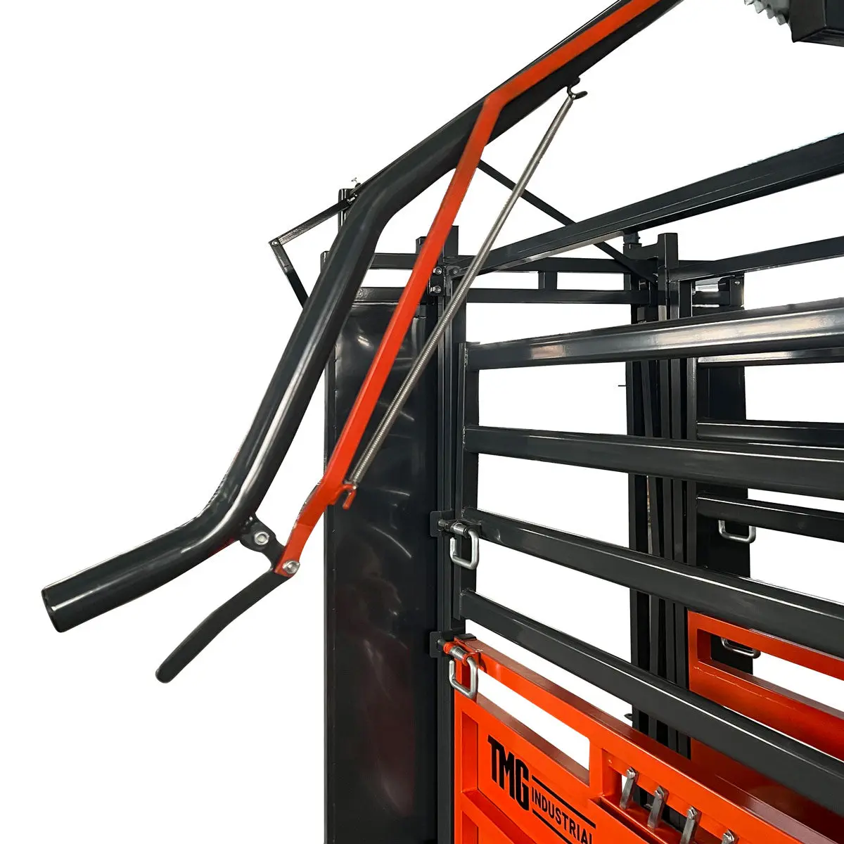 10' Cattle Work Chute 4500-lb Weight Scale, Side Exit, Upper/Lower Swing Openings, LCD Weight Display, TMG-CSC10 - Image 11