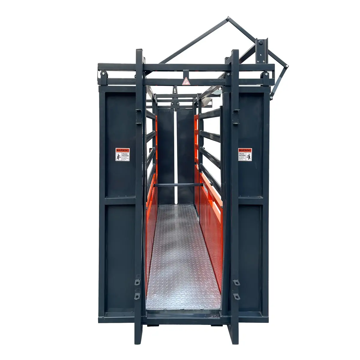 10' Cattle Work Chute 4500-lb Weight Scale, Side Exit, Upper/Lower Swing Openings, LCD Weight Display, TMG-CSC10 - Image 4