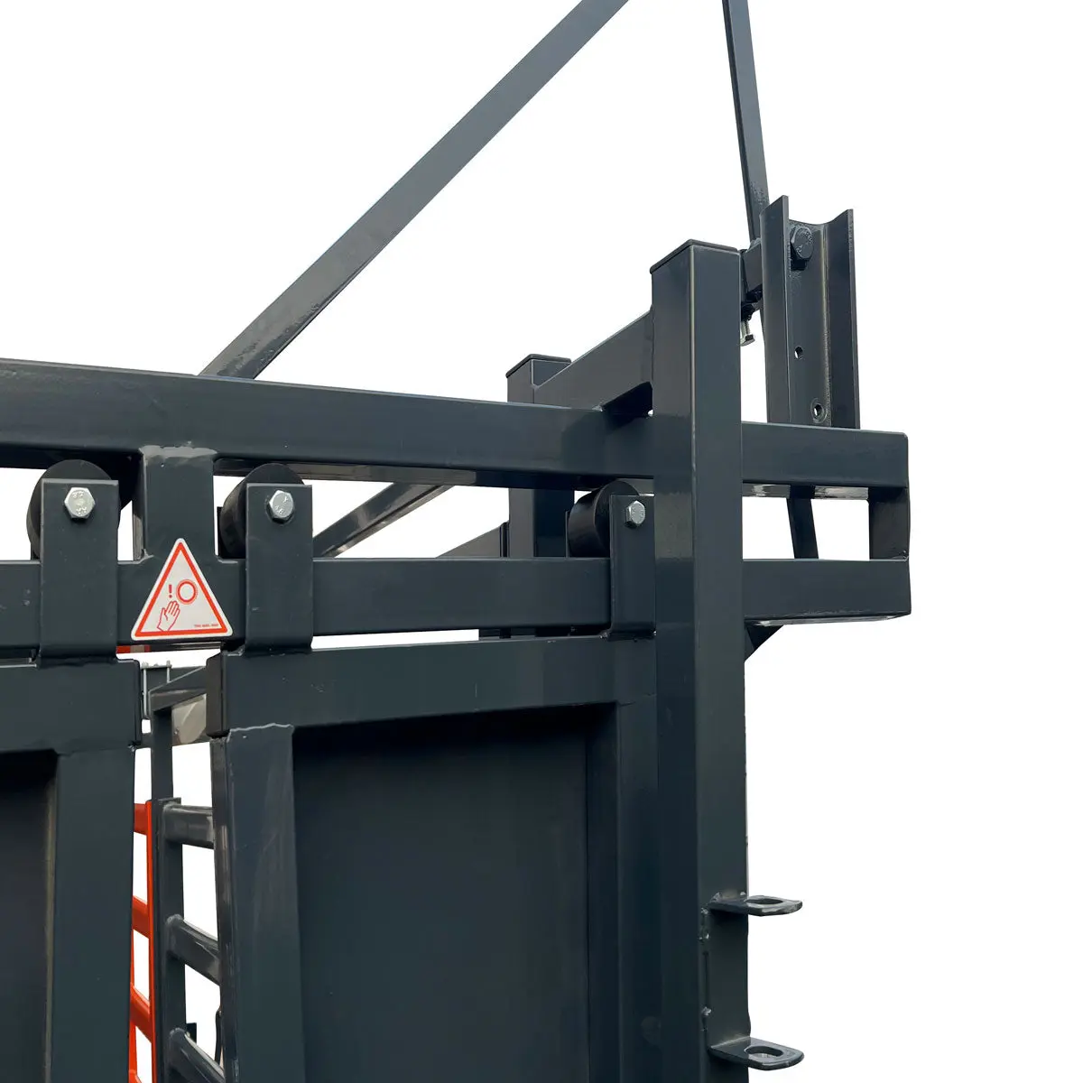 10' Cattle Work Chute 4500-lb Weight Scale, Side Exit, Upper/Lower Swing Openings, LCD Weight Display, TMG-CSC10 - Image 7