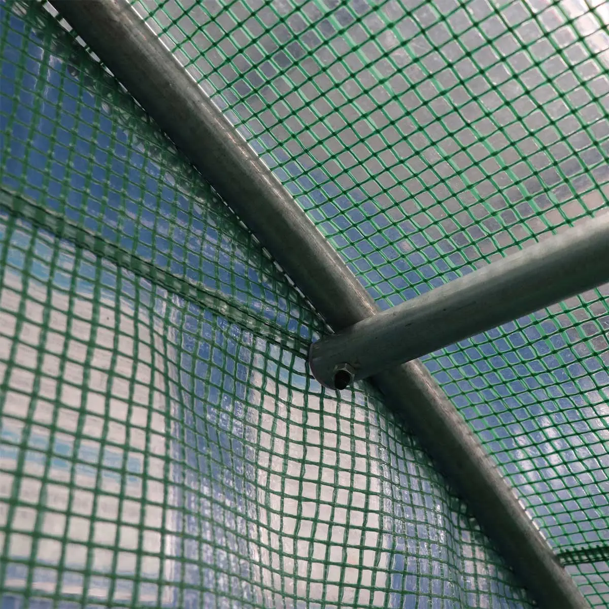 10' x 20' Tunnel Greenhouse Grow Tent w/Ripstop Leno Cover, Cold Frame, Roll-Up Mesh Windows, Round Top Roof, TMG-GH1020R - Image 7