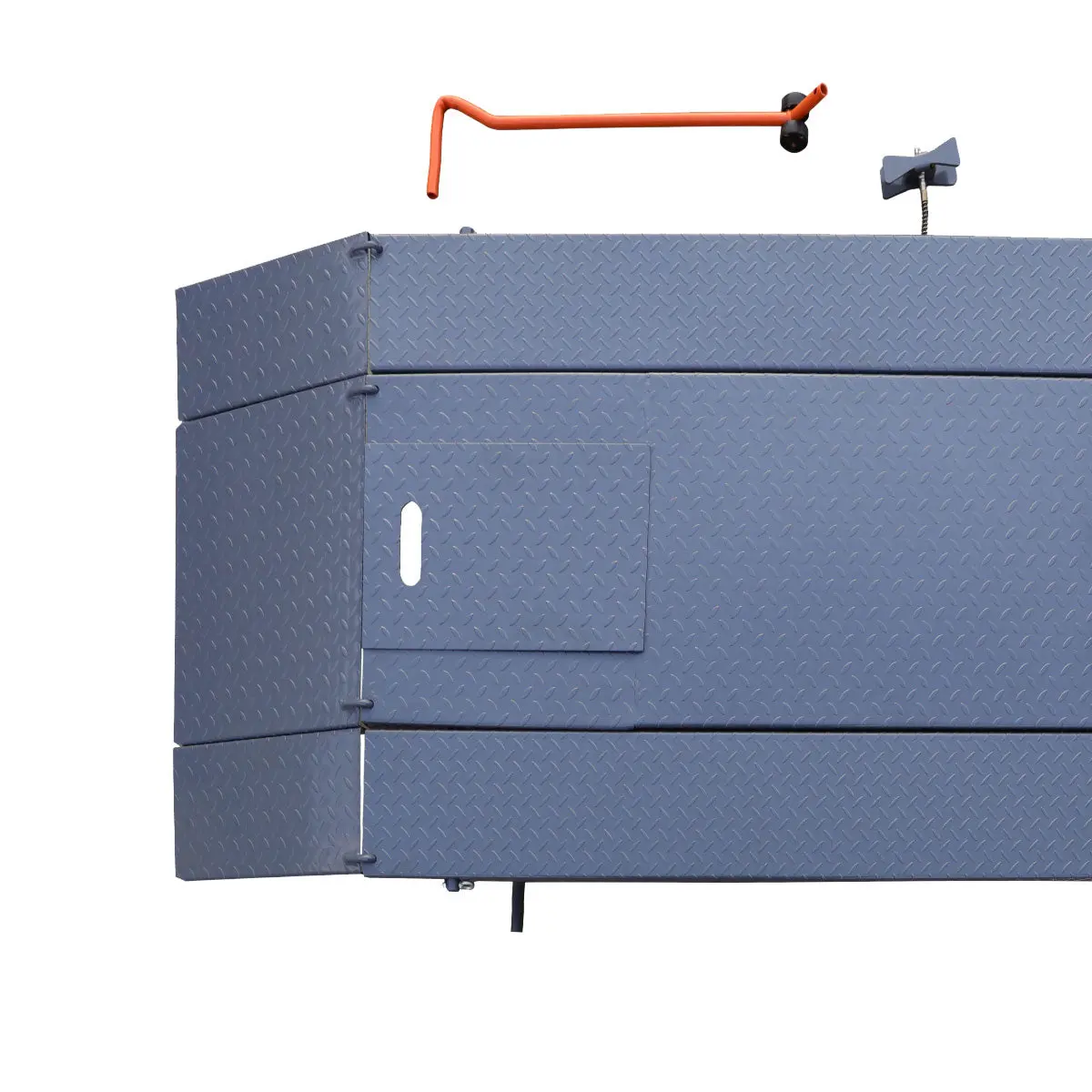 1000 lb Portable Motorcycle/ATV Scissor Lift, 44" Work Platform, 10" Side Panel Extensions, 79" Platform Length, Front Vise Kit, TMG-1000PML - Image 7