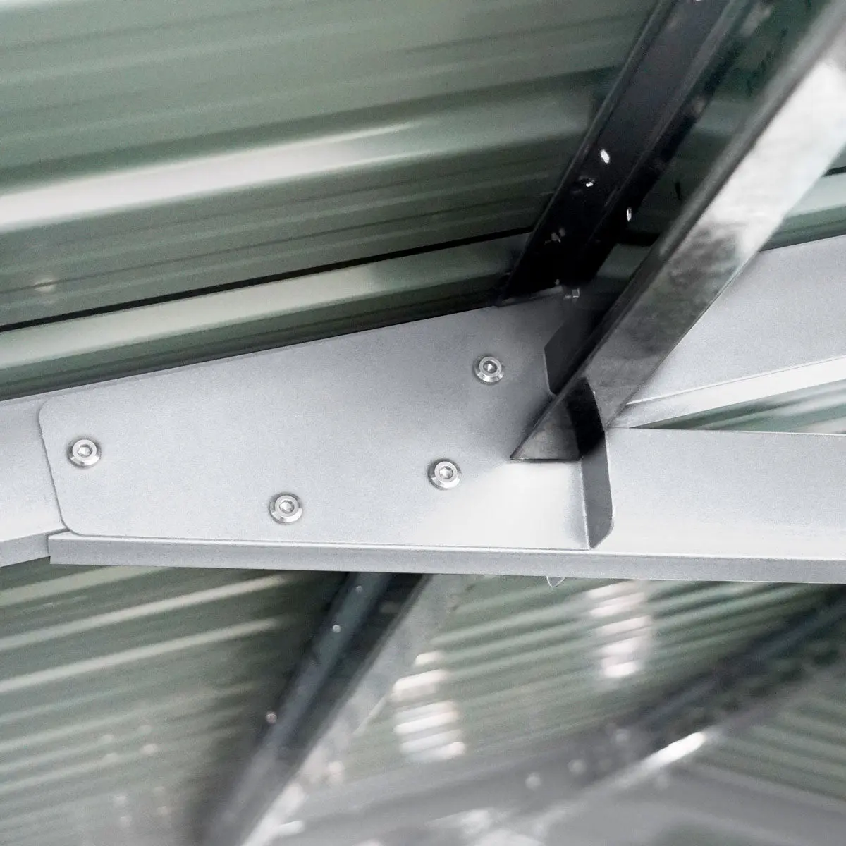 10' x 20' Metal Garage Shed with Double Front Doors, 7'8" Peak Height, Side Entry Door, 185 Sq-Ft Floor Space, TMG-MS1020A - Image 9