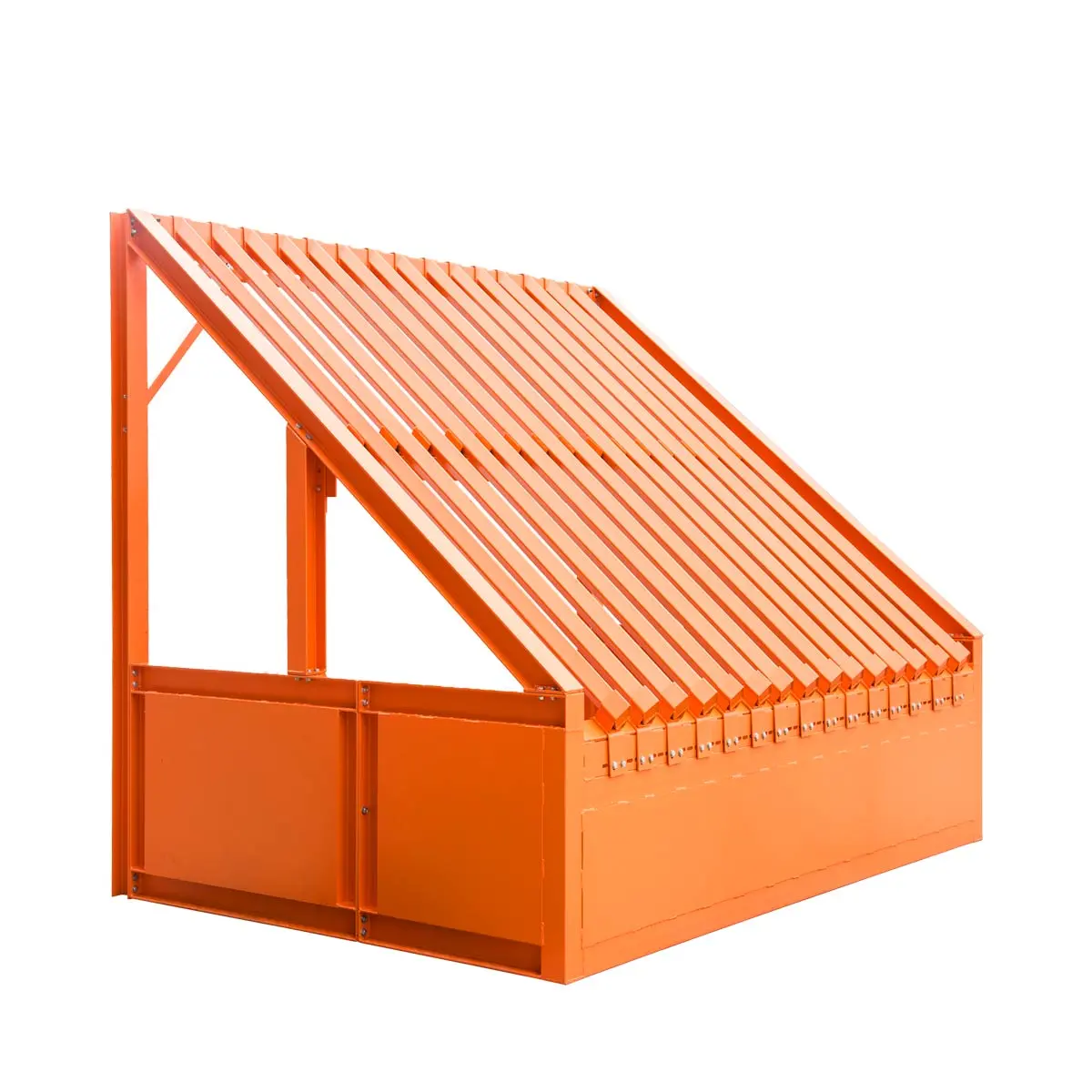 10' Heavy Duty Static Grizzly Rock Screen, Adjustable Bolt-On Deck Bars, 4" x 4" I-Beams, 5000 lb Load Capacity, TMG-RS10 - Image 3