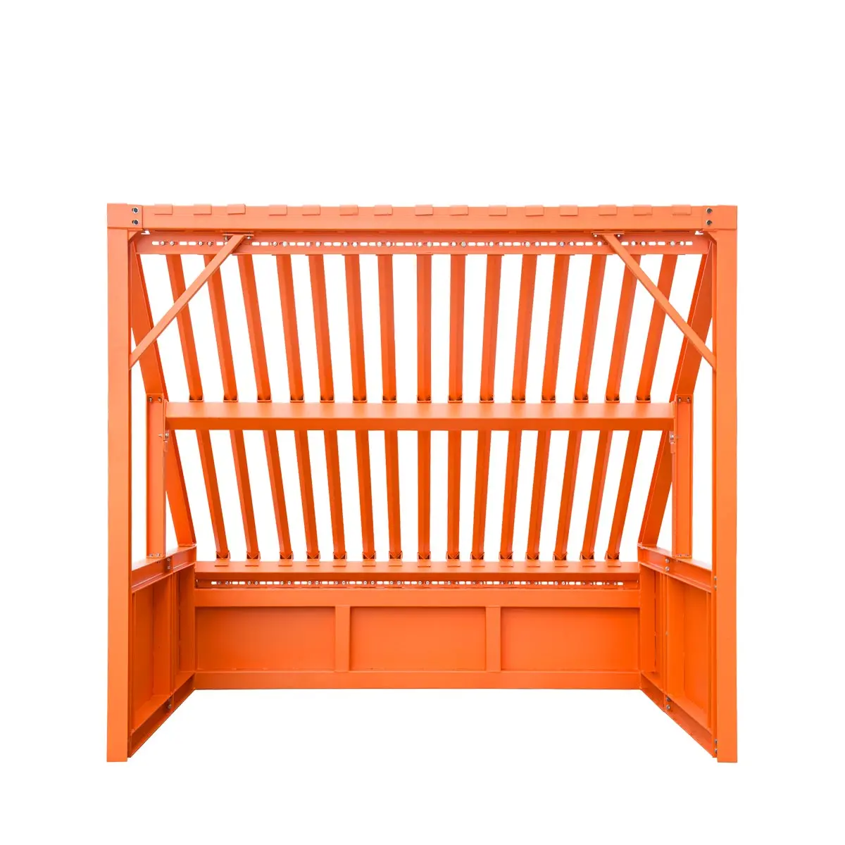 10' Heavy Duty Static Grizzly Rock Screen, Adjustable Bolt-On Deck Bars, 4" x 4" I-Beams, 5000 lb Load Capacity, TMG-RS10 - Image 6