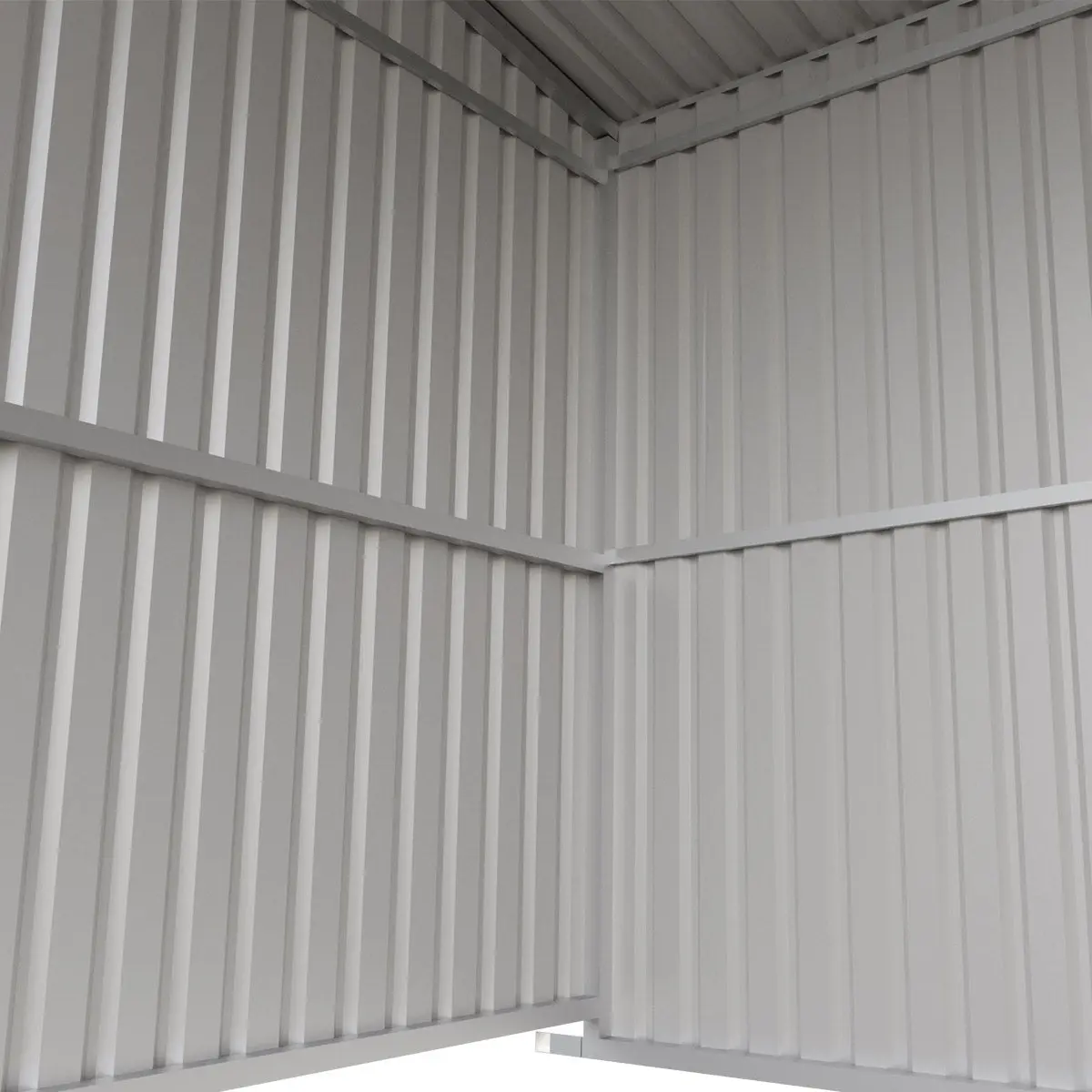12' x 20' Galvanized Metal Livestock Shed, 240 Sq-Ft, 27 GA Corrugated Panels, Sliding Skid Mount, TMG-MS1220L - Image 13