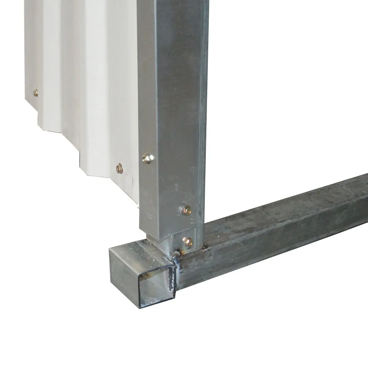 12' x 20' Galvanized Metal Livestock Shed, 240 Sq-Ft, 27 GA Corrugated Panels, Sliding Skid Mount, TMG-MS1220L - Image 8