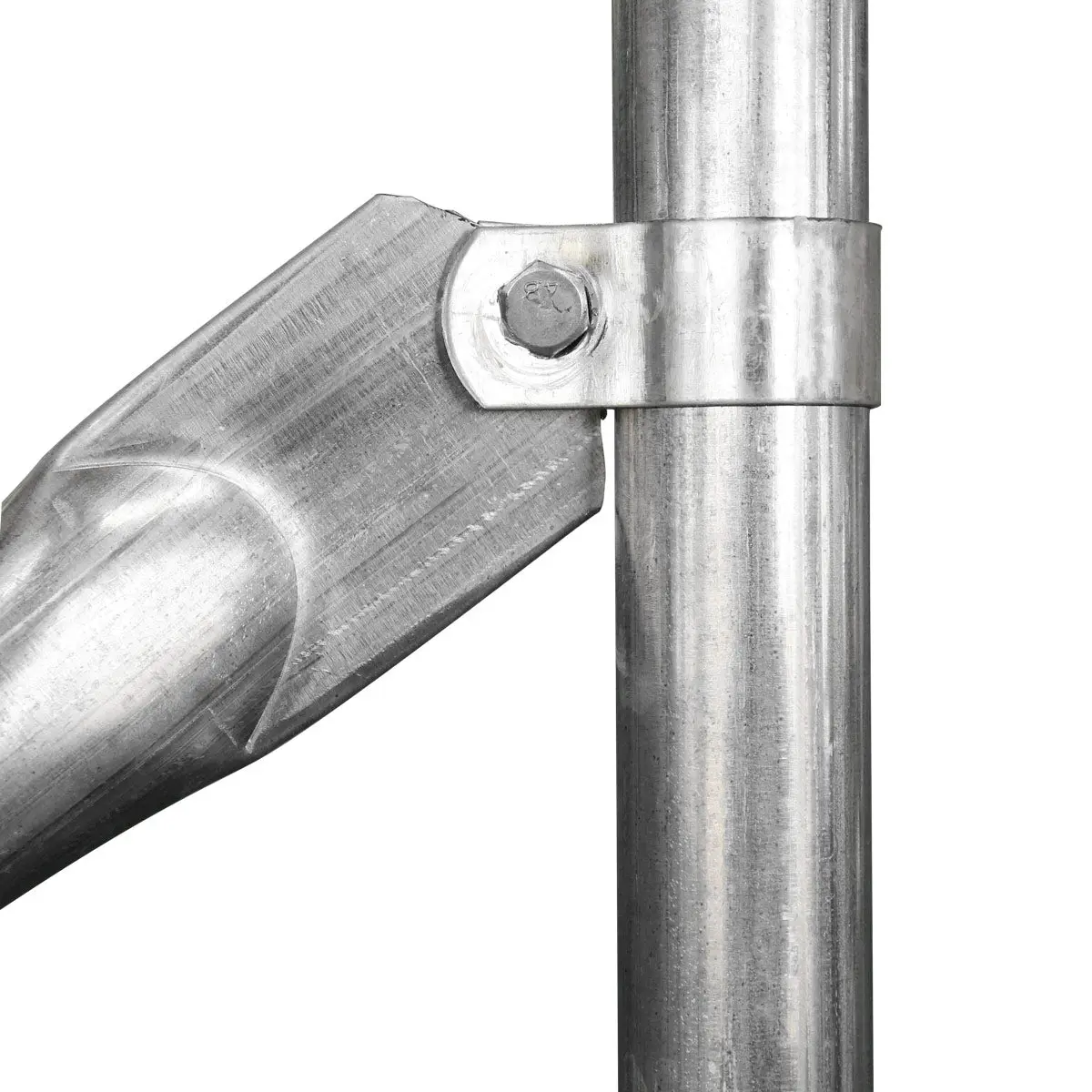 12' x 30' Car Shelter w/Rounded Roof & Heavy-Duty 11 OZ PE Fabric Cover, Galvanized Steel Frame, Fabric front roll-up door, TMG-ST1230R - Image 9