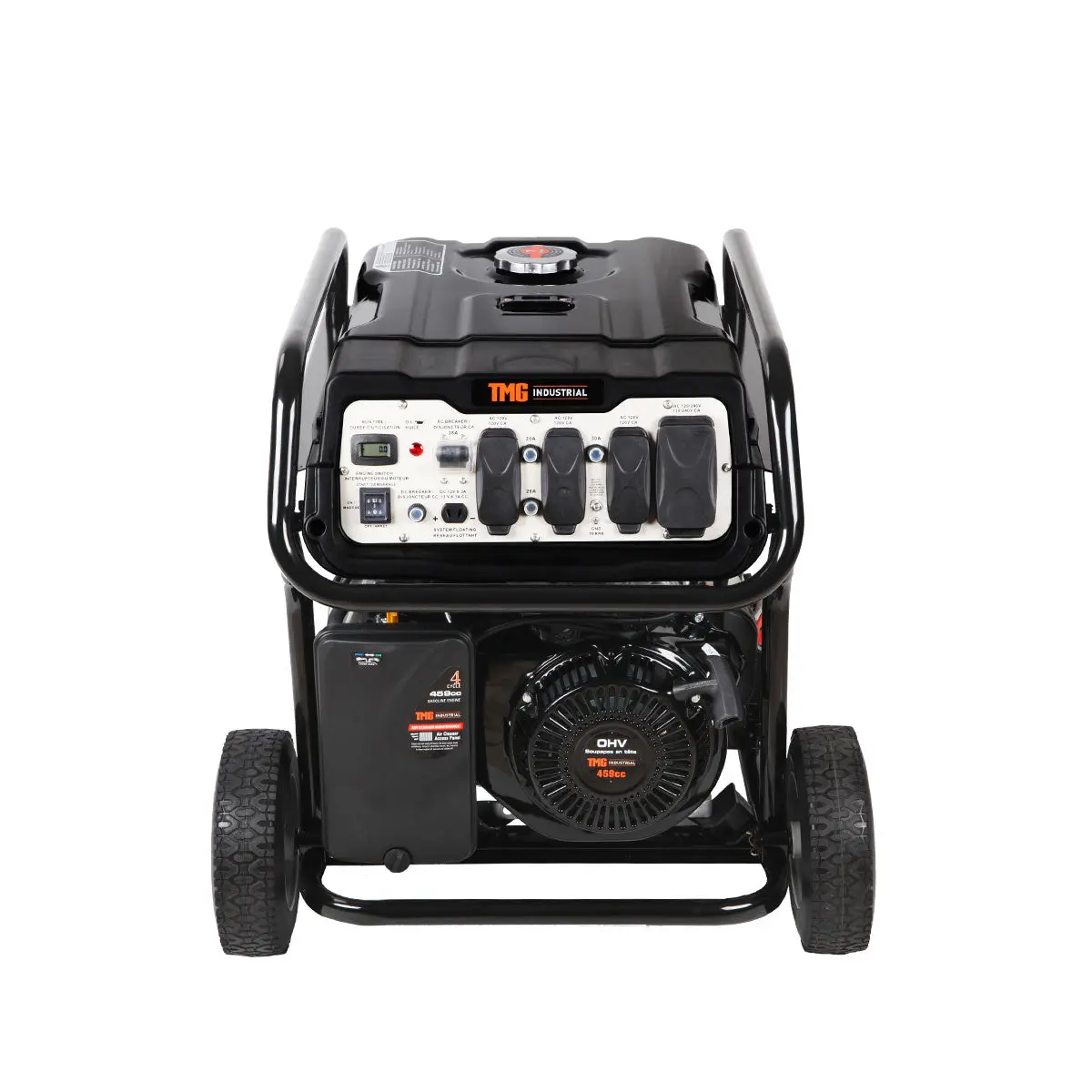 12,000 Watt Gasoline Generator, Electric Start, 7-Hour Run Time, 120V/240VAC, TMG-12000GE - Image 4