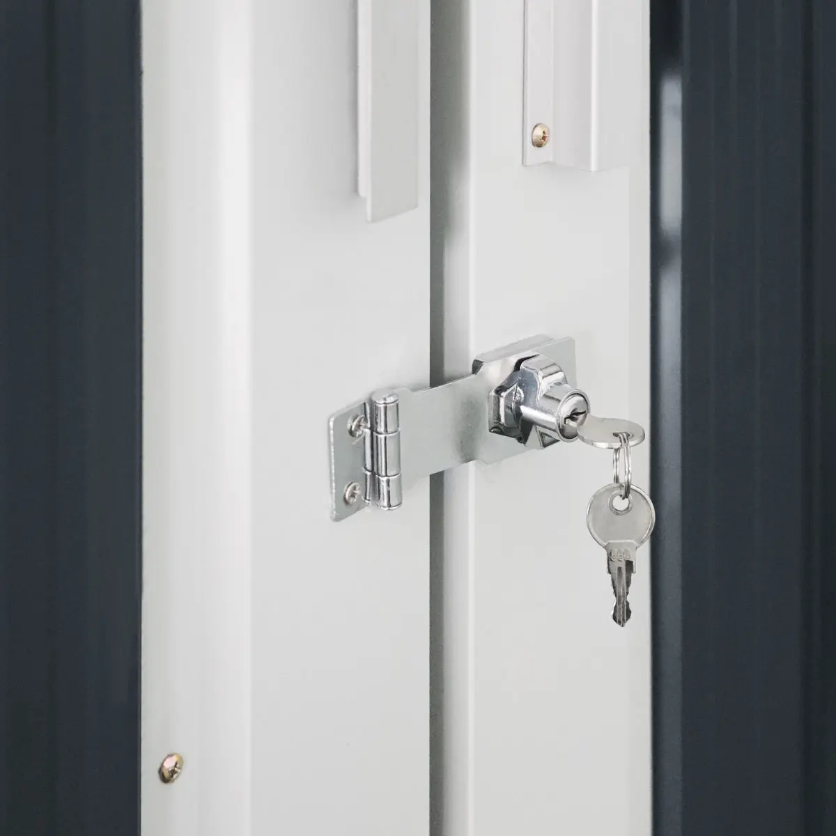 13' x 20' Metal Garage Shed with Double Front Doors, 7'9" Peak Height, Side Entry Door, 240 Sq-Ft Floor Space, TMG-MS1320A - Image 14