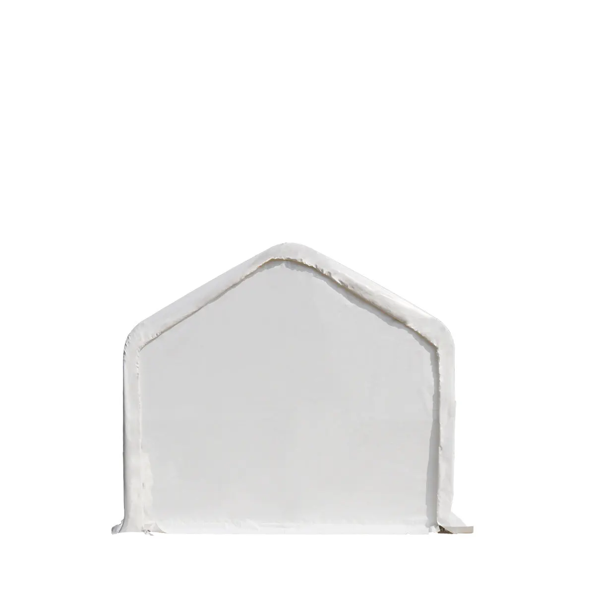 15' x 35' RV/Motorhome Storage Shelter, 17 oz PVC Fabric Cover, Front Roll-Up Door, Enclosed Rear Wall, 3-Layer Galvanized Steel Frame, 10' Straight Sidewalls, TMG-ST1535 - Image 8