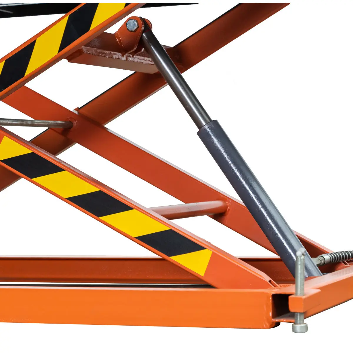 1500-lb Portable Motorcycle/ATV Scissor Lift, 48" Work Platform, Side Extensions, Front Vise Grip, TMG-1500PML - Image 7