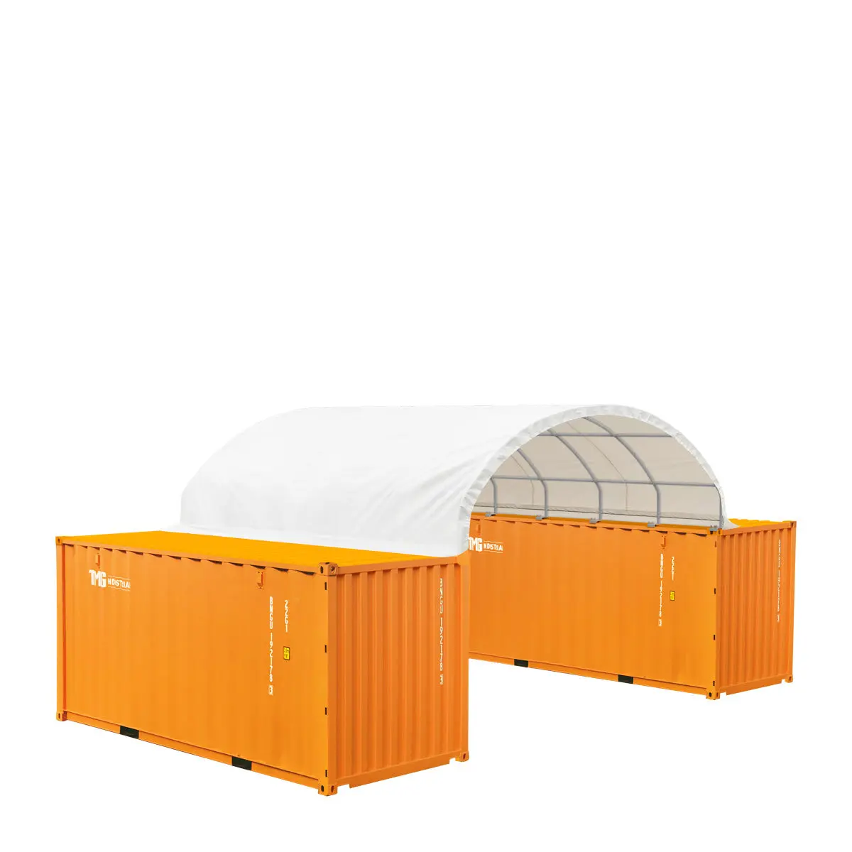 20' x 20' PE Fabric Container Shelter, Fire Retardant, Water Resistant, UV Protected, TMG-ST2021CE(Previously ST2020C) - Image 10
