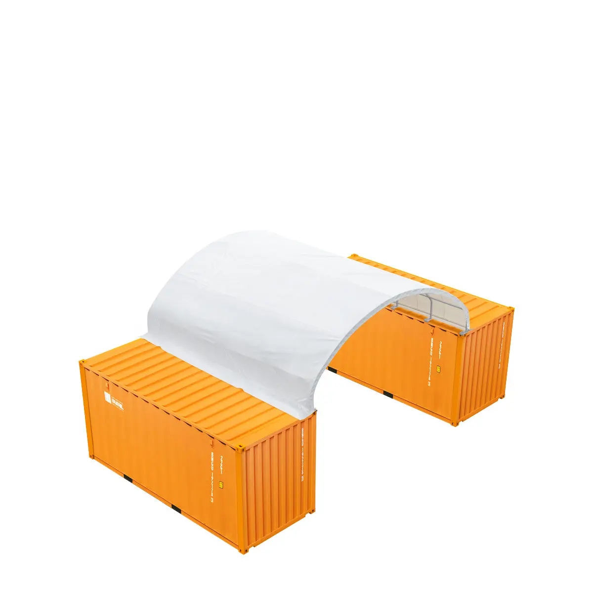 20' x 20' PE Fabric Container Shelter, Fire Retardant, Water Resistant, UV Protected, TMG-ST2021CE(Previously ST2020C) - Image 14