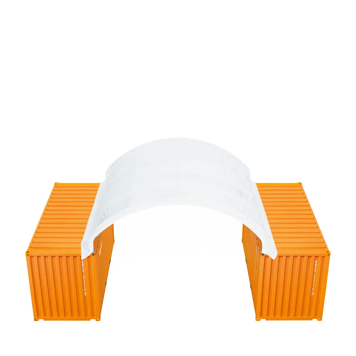 20' x 20' PE Fabric Container Shelter, Fire Retardant, Water Resistant, UV Protected, TMG-ST2021CE(Previously ST2020C) - Image 16