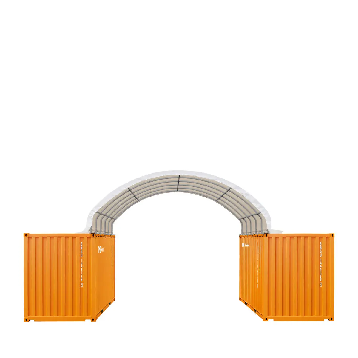 20' x 20' PE Fabric Container Shelter, Fire Retardant, Water Resistant, UV Protected, TMG-ST2021CE(Previously ST2020C) - Image 8