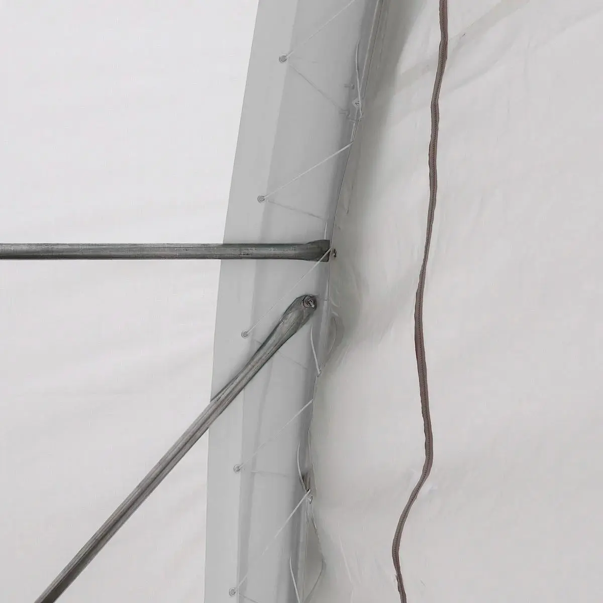 20' x 30' Arch Wall Peak Ceiling Storage Shelter with Heavy Duty 11 oz PE Cover & Drive Through Doors, TMG-ST2031P (Previously ST2030P) - Image 10