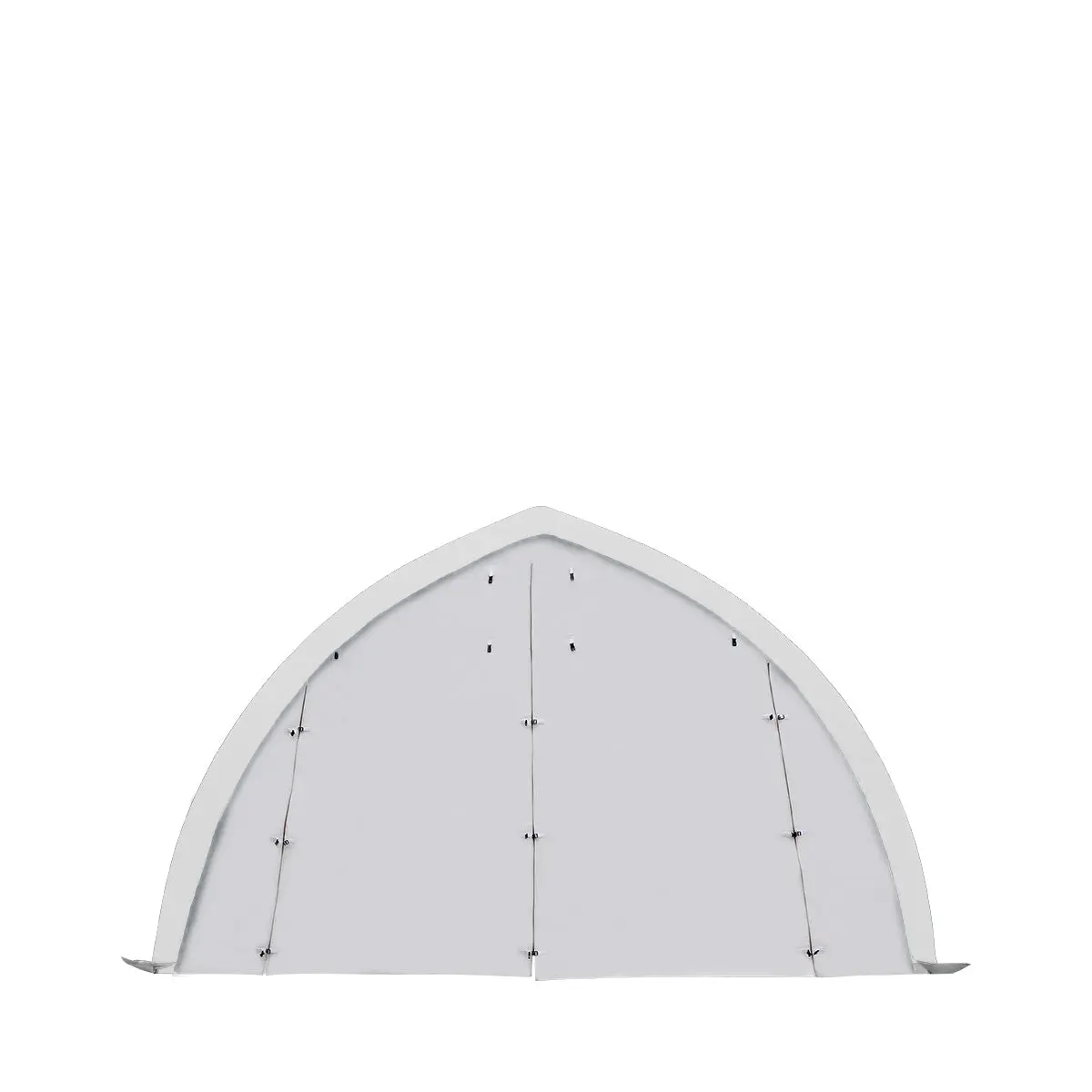 20' x 30' Arch Wall Peak Ceiling Storage Shelter with Heavy Duty 11 oz PE Cover & Drive Through Doors, TMG-ST2031P (Previously ST2030P) - Image 7