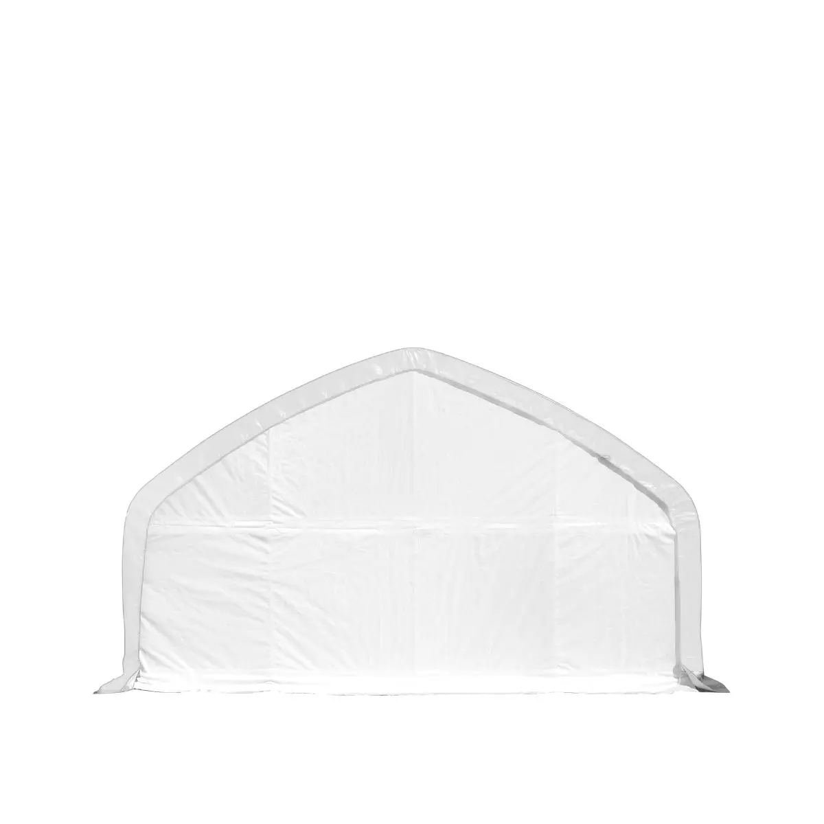 20' x 30' Straight Wall Peak Ceiling Storage Shelter with Heavy Duty 11 oz PE Cover & Drive Through Door, TMG-ST2031E - Image 10