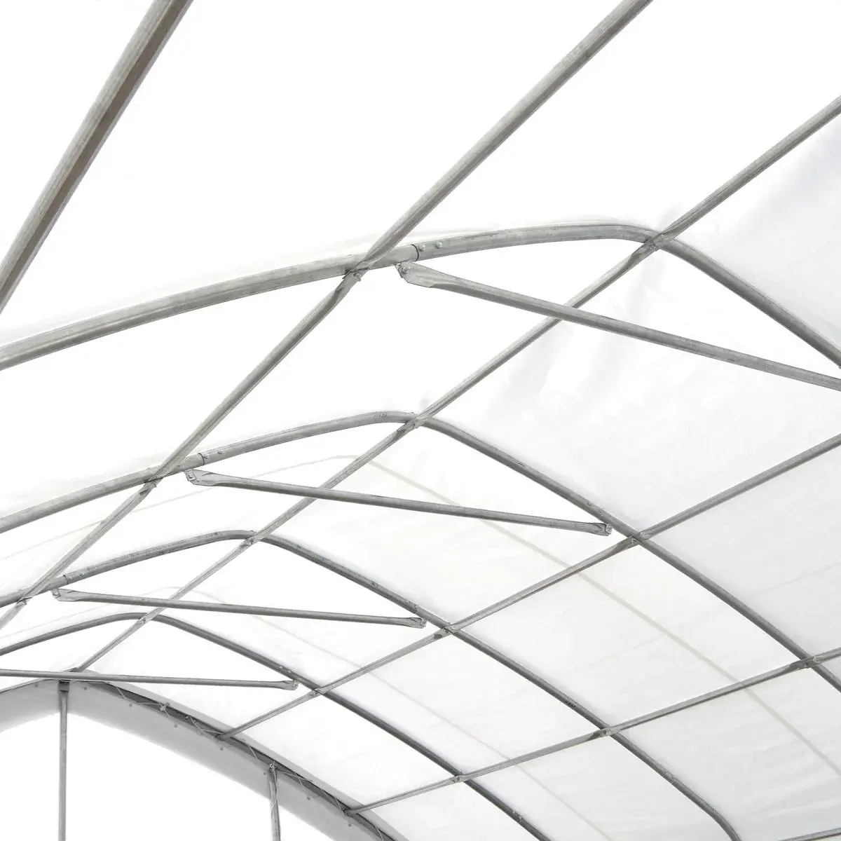 20' x 30' Straight Wall Peak Ceiling Storage Shelter with Heavy Duty 11 oz PE Cover & Drive Through Door, TMG-ST2031E - Image 11