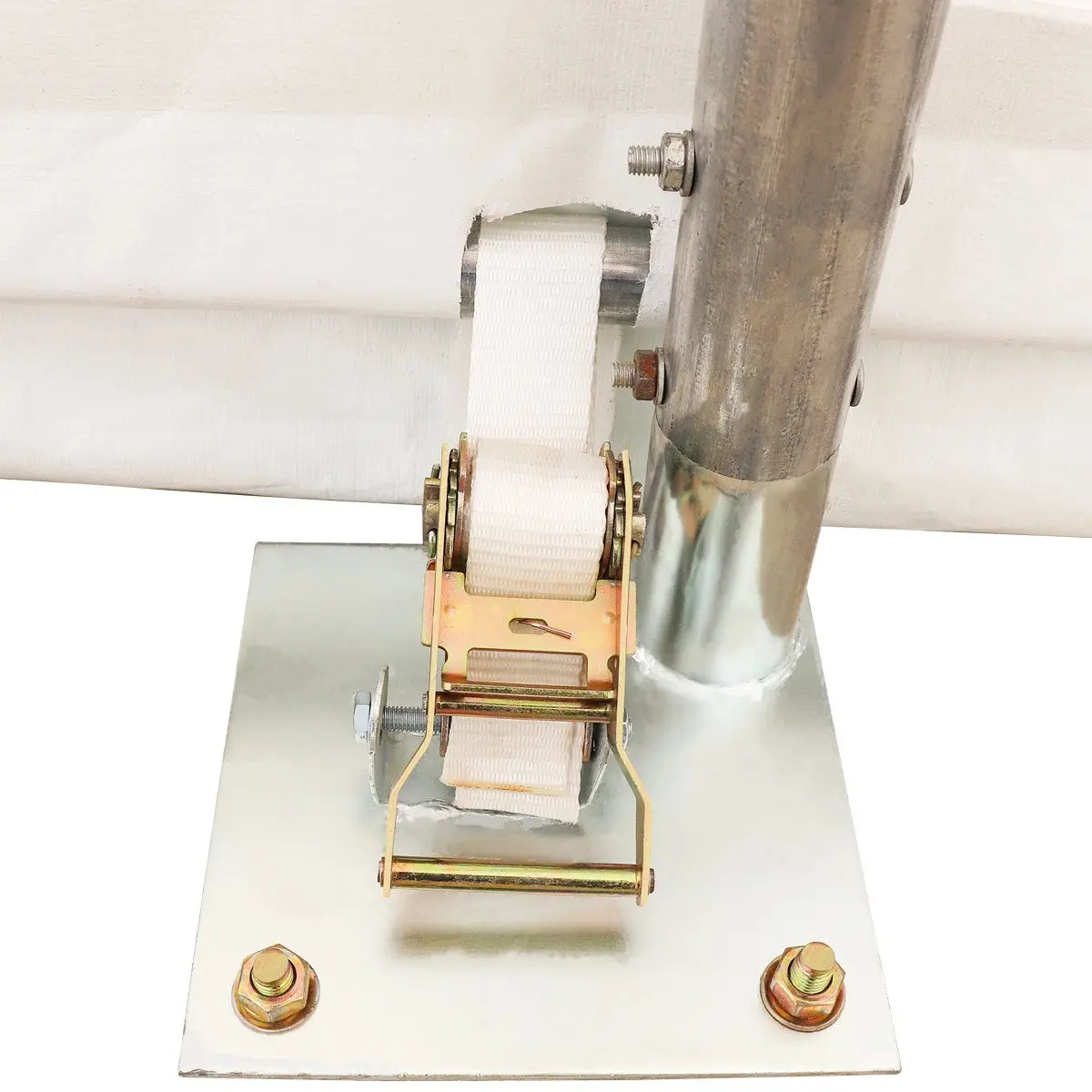 20' x 30' Straight Wall Peak Ceiling Storage Shelter with Heavy Duty 11 oz PE Cover & Drive Through Door, TMG-ST2031E - Image 15