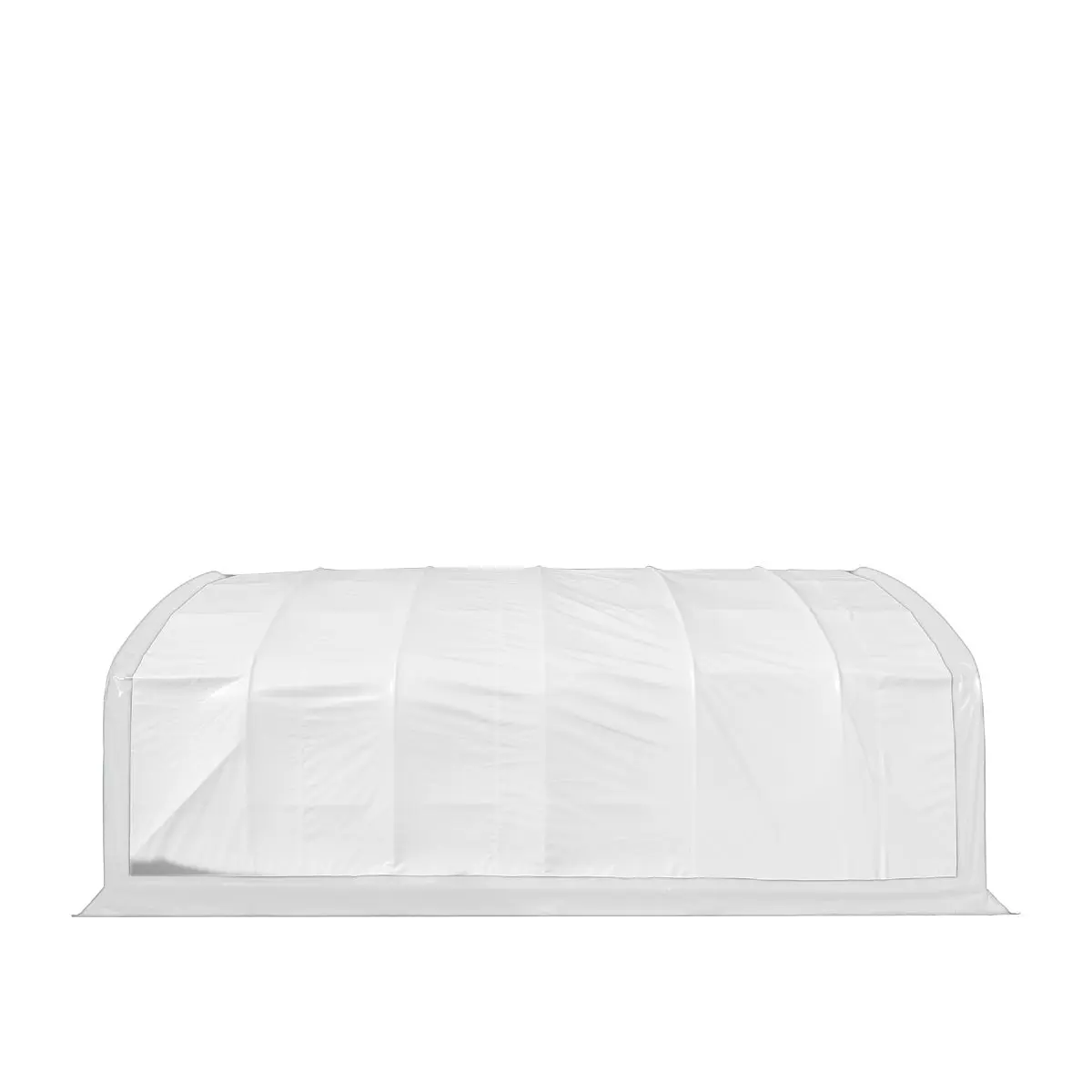 20' x 30' Straight Wall Peak Ceiling Storage Shelter with Heavy Duty 11 oz PE Cover & Drive Through Door, TMG-ST2031E - Image 6