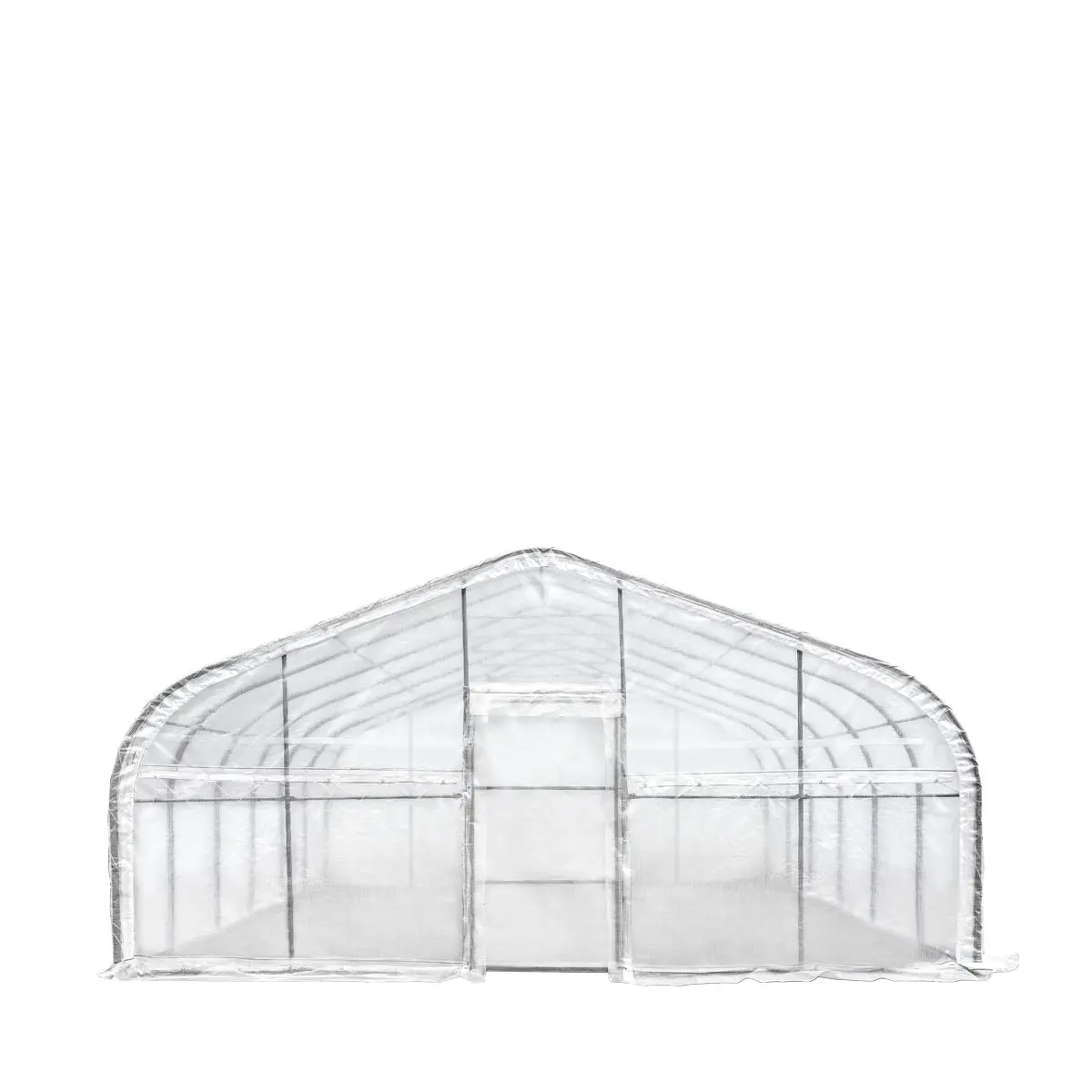 20' x 30' Tunnel Greenhouse Grow Tent w/12 Mil Ripstop Leno Mesh Cover, Cold Frame, Roll-up Windows, Peak Ceiling Roof, TMG-GH2030 - Image 6