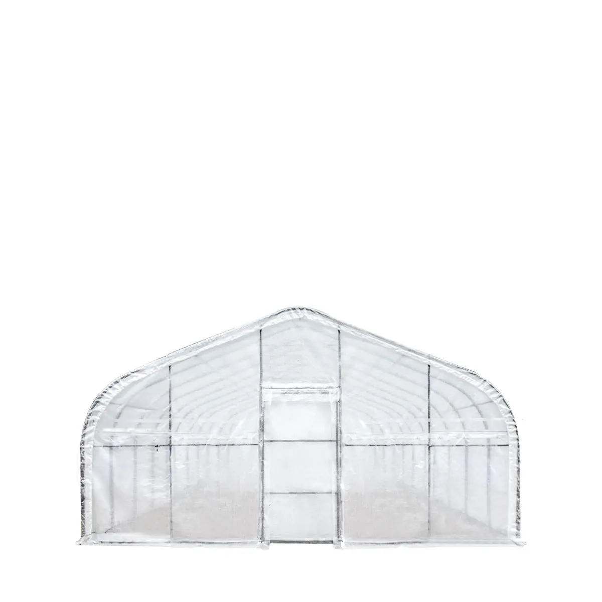20' x 50' Tunnel Greenhouse Grow Tent w/12 Mil Ripstop Leno Mesh Cover, Cold Frame, Roll-up Windows, Peak Ceiling Roof, TMG-GH2050 - Image 7