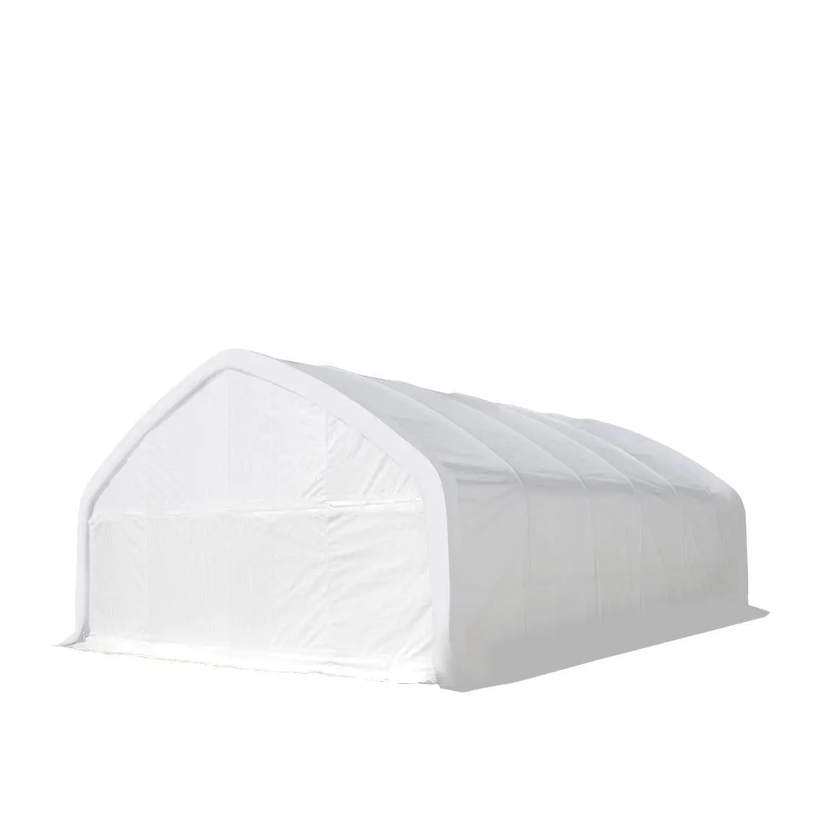 20' x 30' Straight Wall Peak Ceiling Storage Shelter with Heavy Duty 17 oz PVC Cover & Drive Through Door, TMG-ST2031V (Previously ST2030V) - Image 7