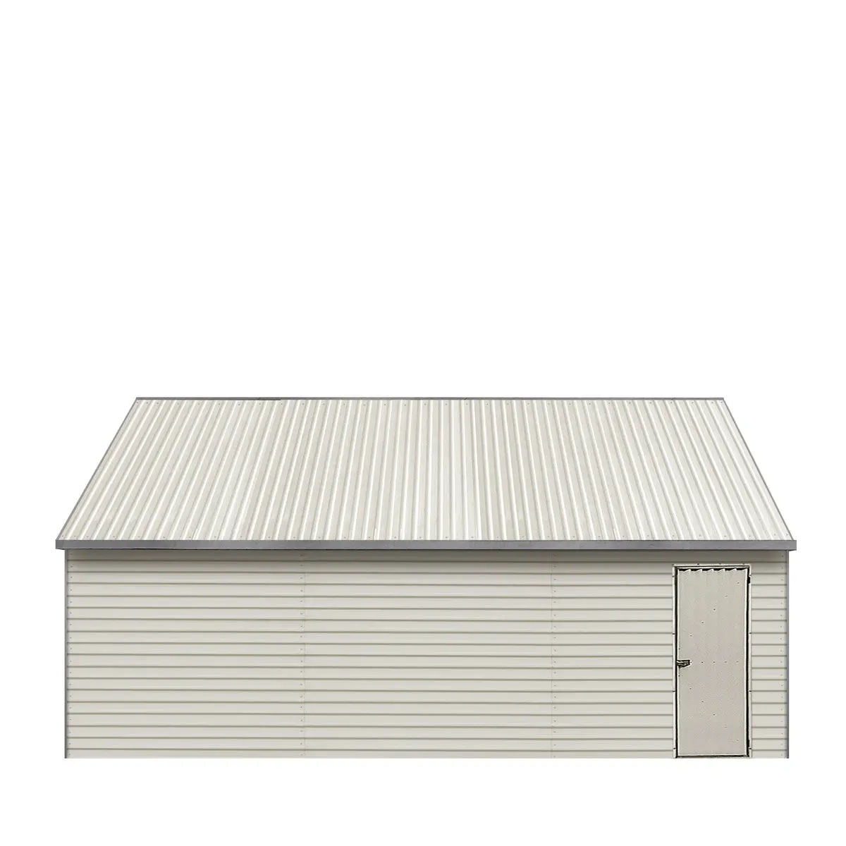 21' x 19' Double Garage Metal Shed with Side Entry Door (Discontinued – Replaced by TMG-MS2020, 2030) - Image 11