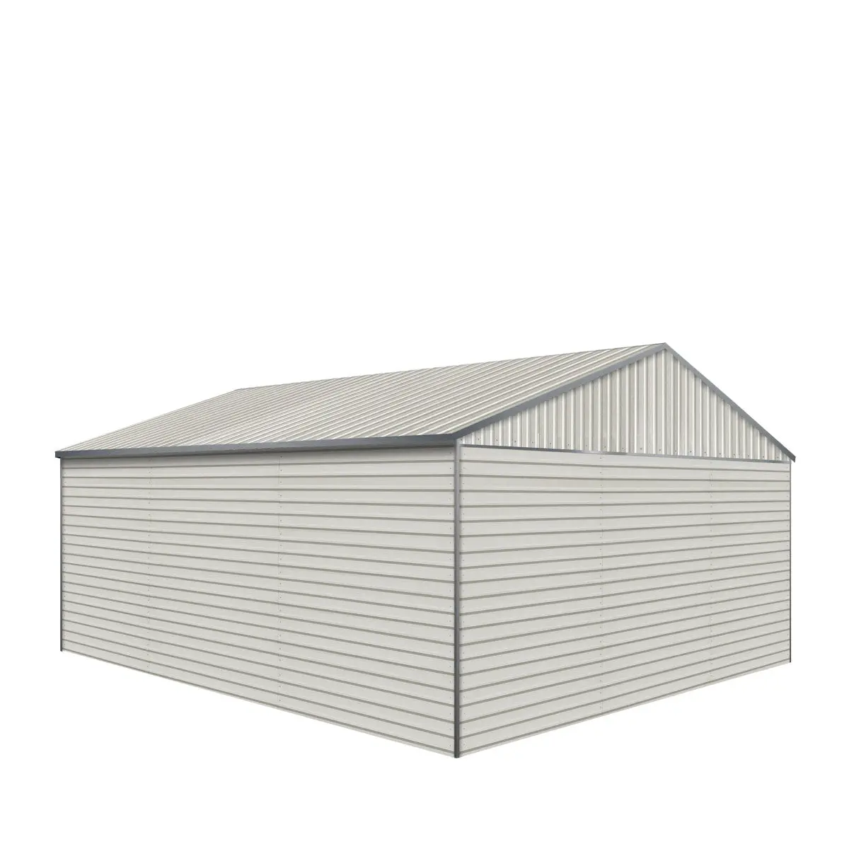 21' x 19' Double Garage Metal Shed with Side Entry Door (Discontinued – Replaced by TMG-MS2020, 2030) - Image 12