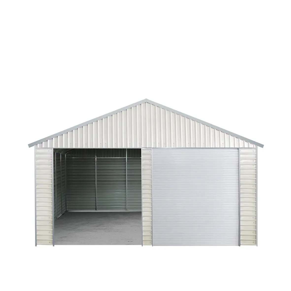 21' x 19' Double Garage Metal Shed with Side Entry Door (Discontinued – Replaced by TMG-MS2020, 2030) - Image 6