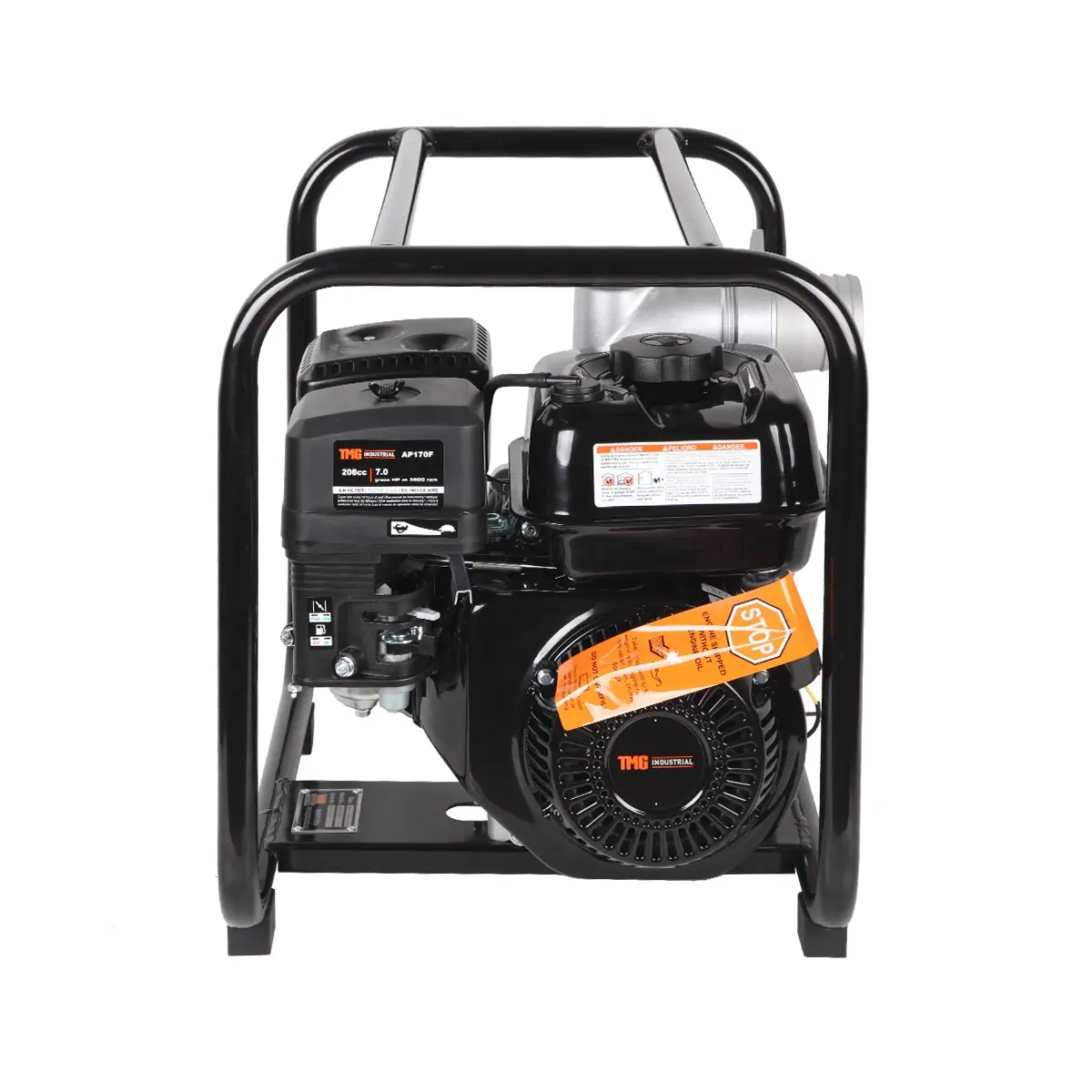 TMG-80TWP 220 GPM 3" Semi-Trash Water Pump with 6.5 HP Gas Engine - Image 4