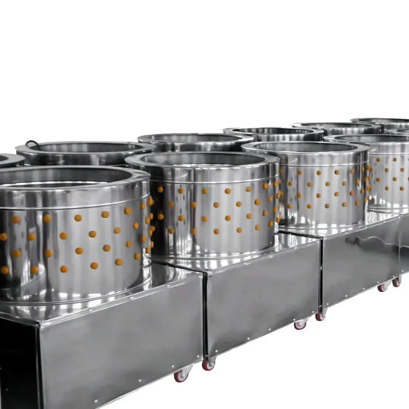 23" Chicken Plucking Machine, Stainless Steel Drum, Caster Wheels, Feather Discharge Chute, TMG-CP23 - Image 7