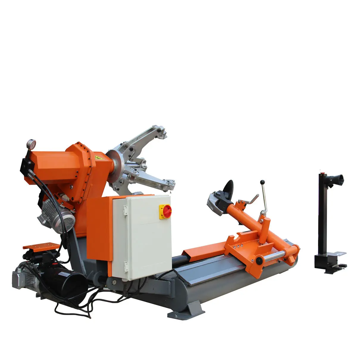 26" Heavy Duty Truck Tire Changer, 63" Tire Capacity, Bead Breaker w/Disk & Bead Hook, 3300 lb Weight Capacity, Portable Controls w/ Foot Pedal, CSA certified Motors, TMG-TTC26 - Image 4