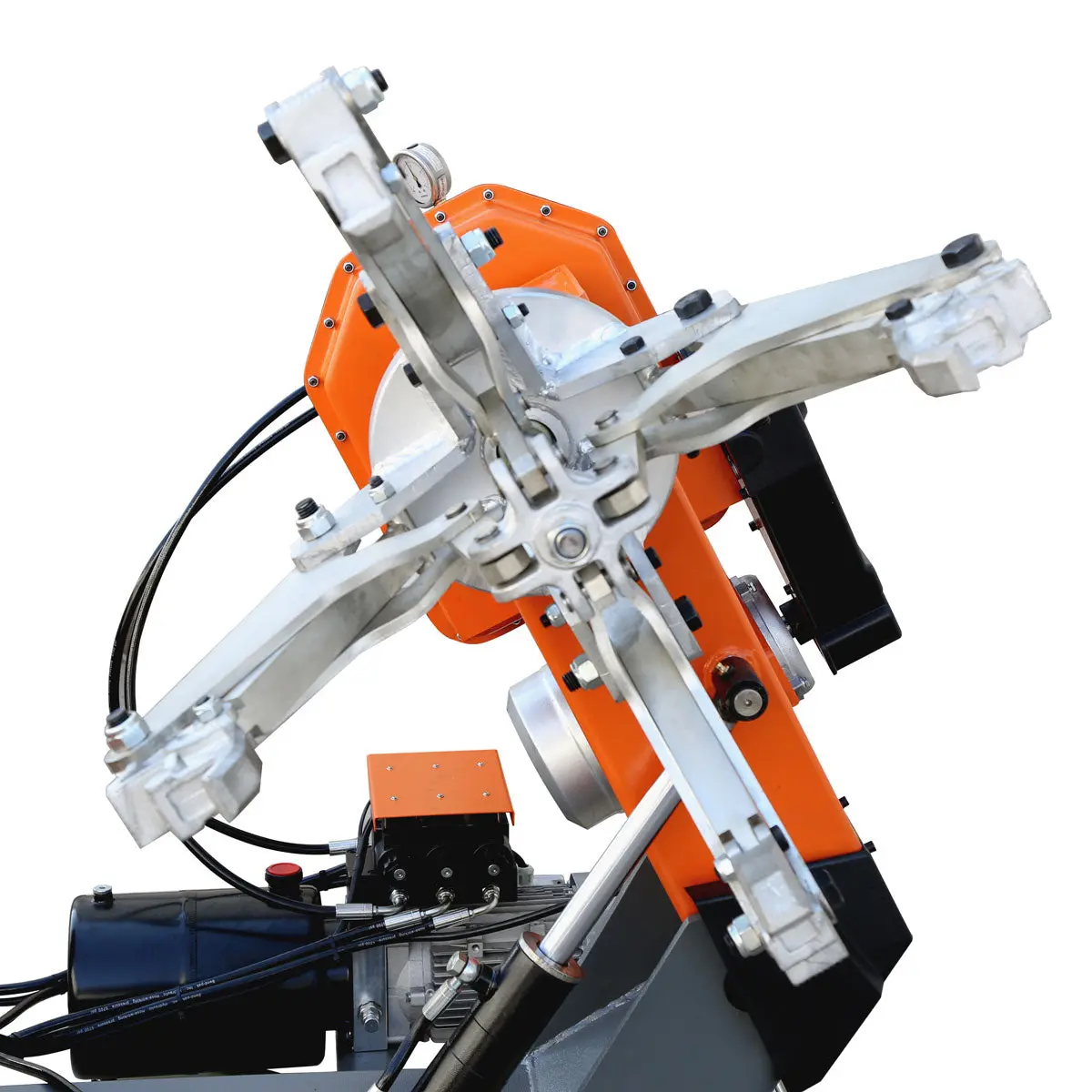 26" Heavy Duty Truck Tire Changer, 63" Tire Capacity, Bead Breaker w/Disk & Bead Hook, 3300 lb Weight Capacity, Portable Controls w/ Foot Pedal, CSA certified Motors, TMG-TTC26 - Image 6