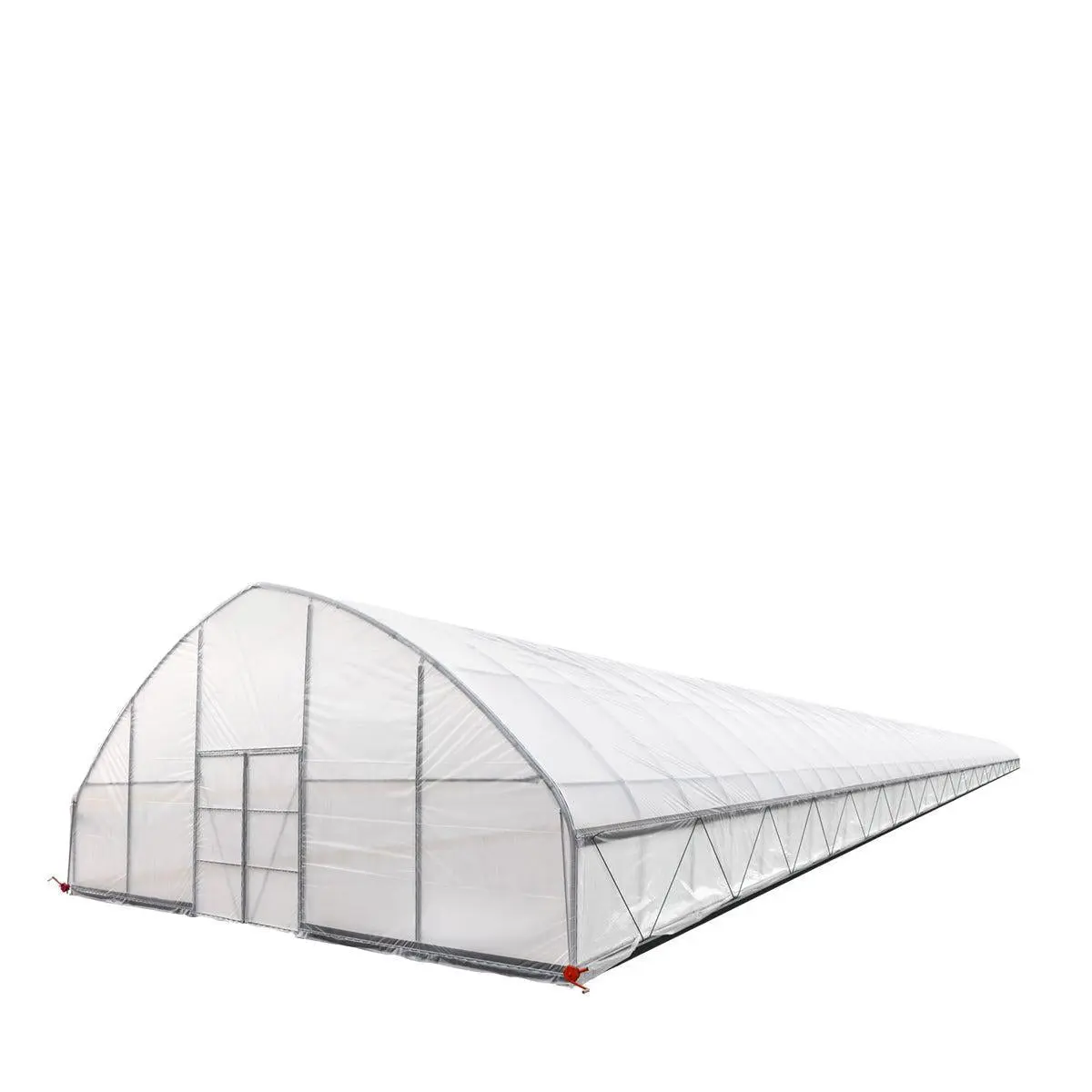 30' x 150' Tunnel Greenhouse Grow Tent w/6 Mil Clear EVA Plastic Film, Cold Frame, Hand Crank Roll-Up Sides, Peak Ceiling Roof, TMG-GH30150 - Image 10