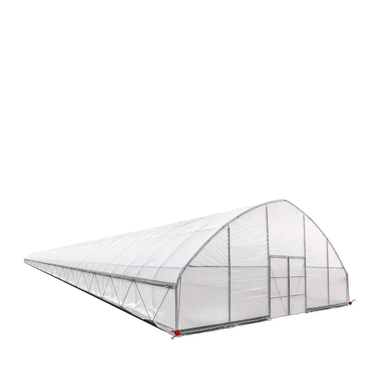 30' x 150' Tunnel Greenhouse Grow Tent w/6 Mil Clear EVA Plastic Film, Cold Frame, Hand Crank Roll-Up Sides, Peak Ceiling Roof, TMG-GH30150 - Image 11