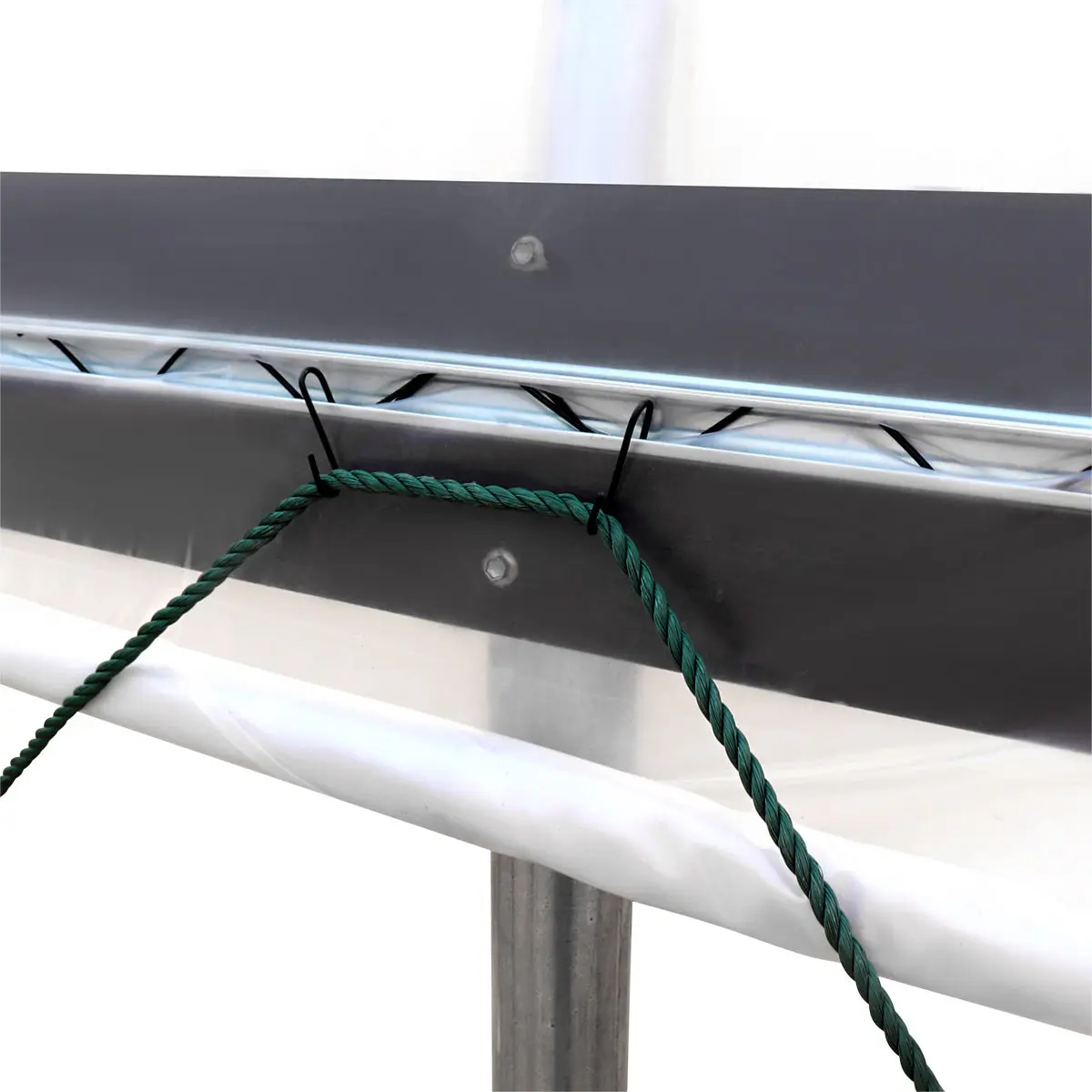 30' x 150' Tunnel Greenhouse Grow Tent w/6 Mil Clear EVA Plastic Film, Cold Frame, Hand Crank Roll-Up Sides, Peak Ceiling Roof, TMG-GH30150 - Image 27