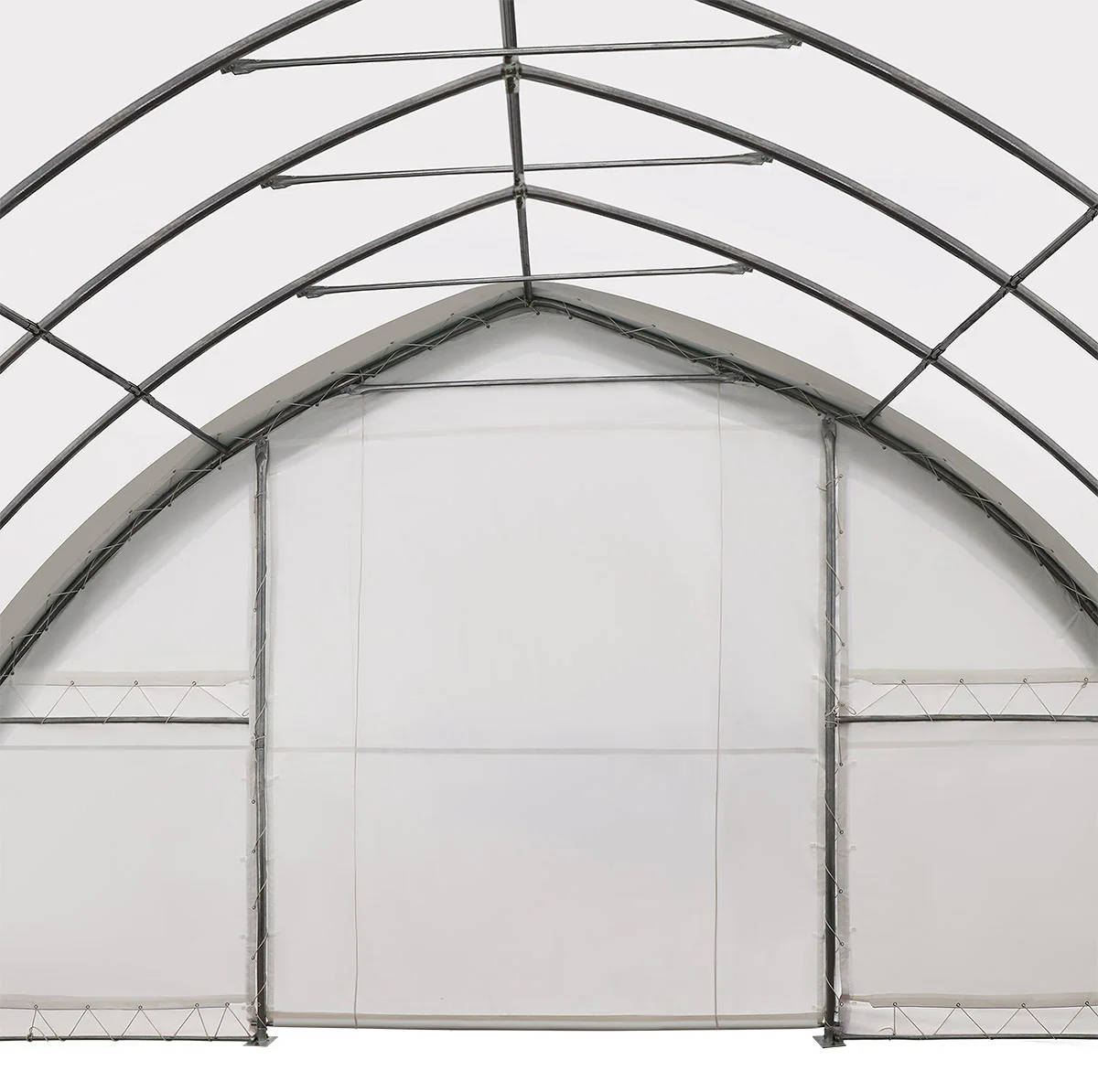 30' x 40' Peak Ceiling Storage Shelter with Heavy Duty 17 oz PVC Cover & Drive Through Doors, TMG-ST3042V (Previously ST3040V) - Image 3
