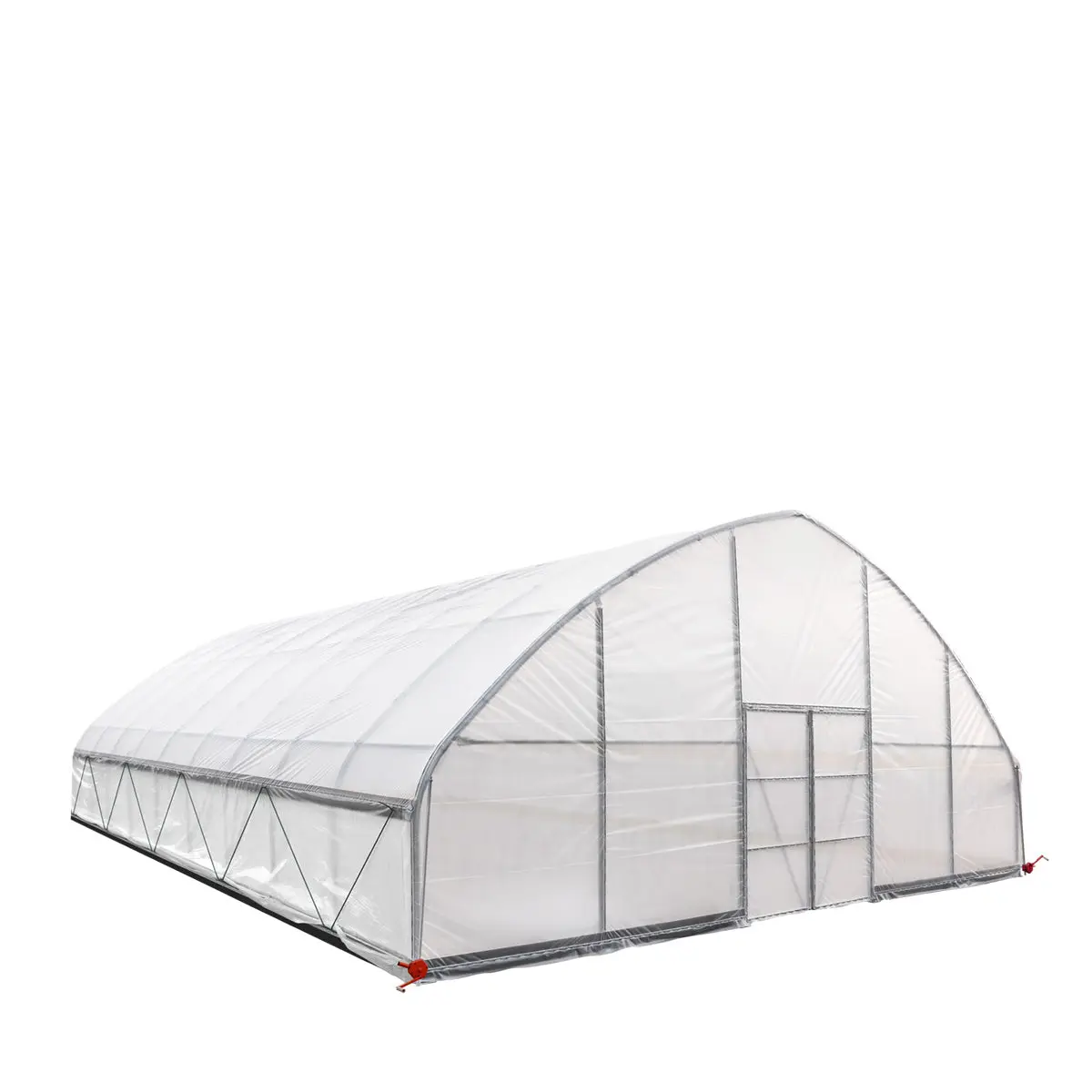 30' x 40' Tunnel Greenhouse Grow Tent w/6 Mil Clear EVA Plastic Film, Cold Frame, Hand Crank Roll-Up Sides, Peak Ceiling Roof, TMG-GH3040 - Image 11