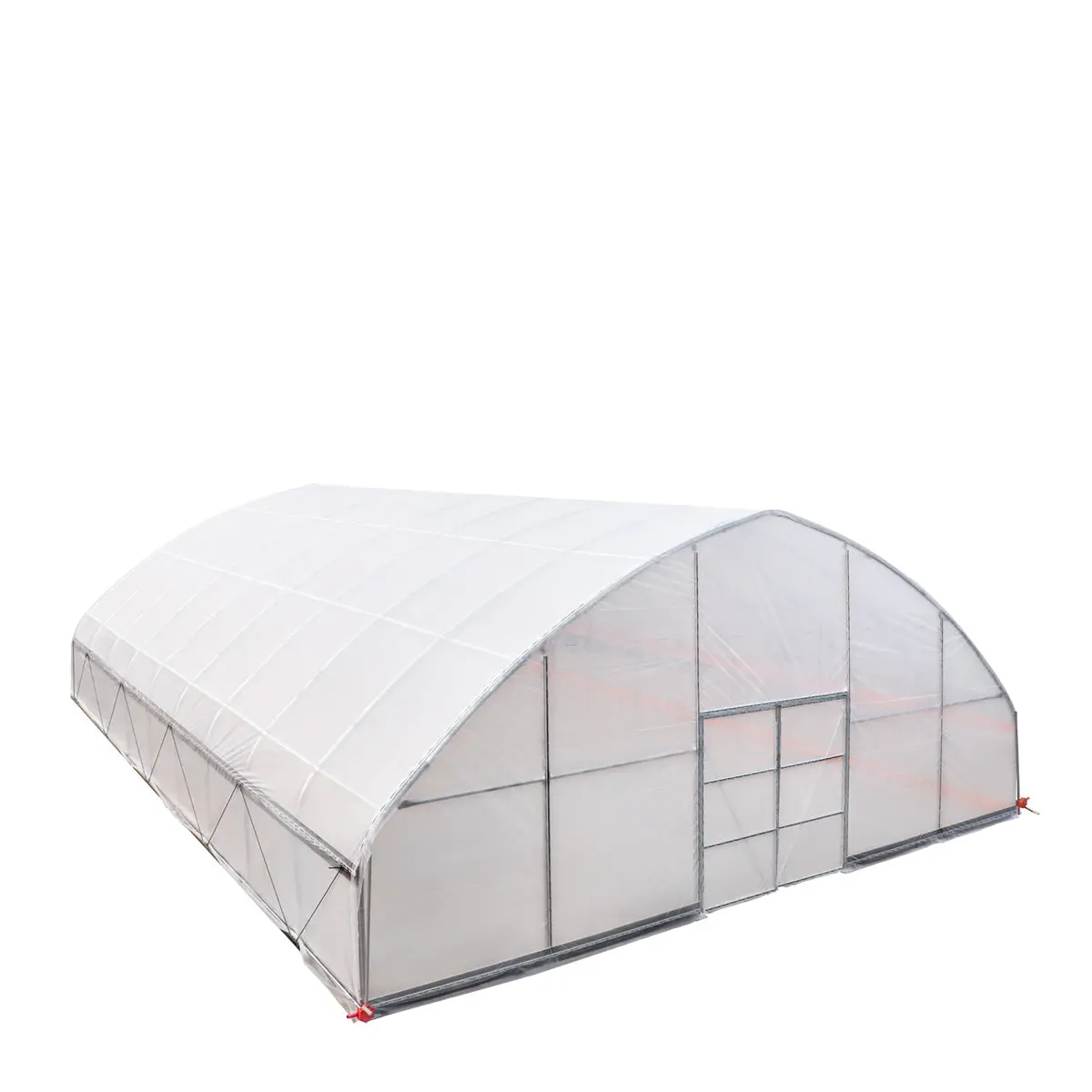 30' x 40' Tunnel Greenhouse Grow Tent w/6 Mil Clear EVA Plastic Film, Cold Frame, Hand Crank Roll-Up Sides, Peak Ceiling Roof, TMG-GH3040 - Image 13