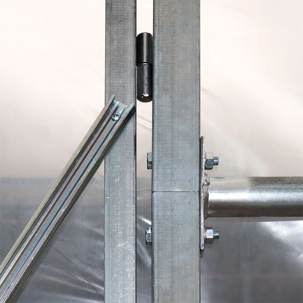 30' x 40' Tunnel Greenhouse Grow Tent w/6 Mil Clear EVA Plastic Film, Cold Frame, Hand Crank Roll-Up Sides, Peak Ceiling Roof, TMG-GH3040 - Image 15