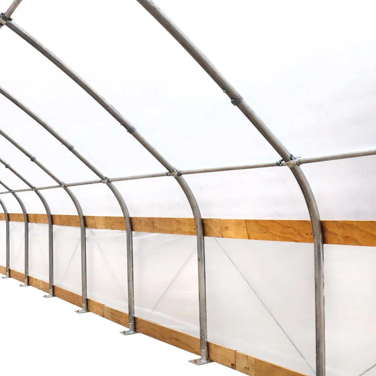 30' x 40' Tunnel Greenhouse Grow Tent w/6 Mil Clear EVA Plastic Film, Cold Frame, Hand Crank Roll-Up Sides, Peak Ceiling Roof, TMG-GH3040 - Image 21