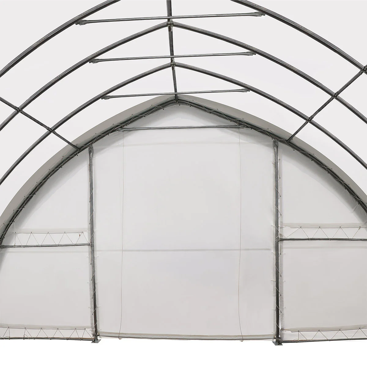 30' x 60' Peak Ceiling Storage Shelter with Heavy Duty 11 oz PE Cover & Drive Through Doors, TMG-ST3062E (Previously ST3060E) - Image 5