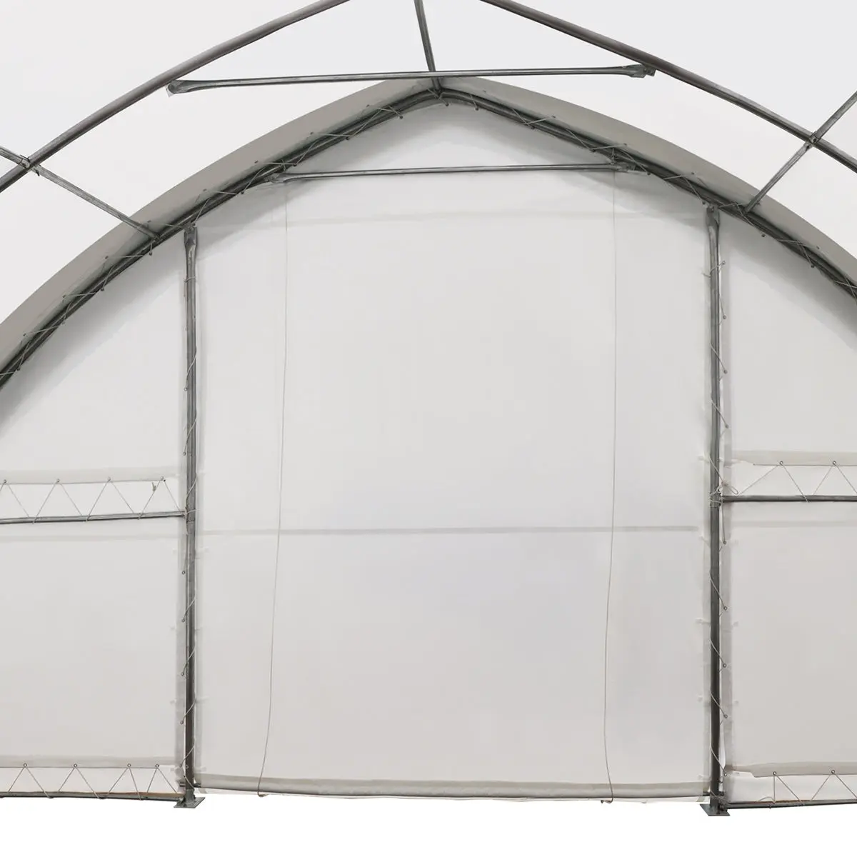 30' x 60' Peak Ceiling Storage Shelter with Heavy Duty 17 oz PVC Cover & Drive Through Doors, TMG-ST3060V - Image 11