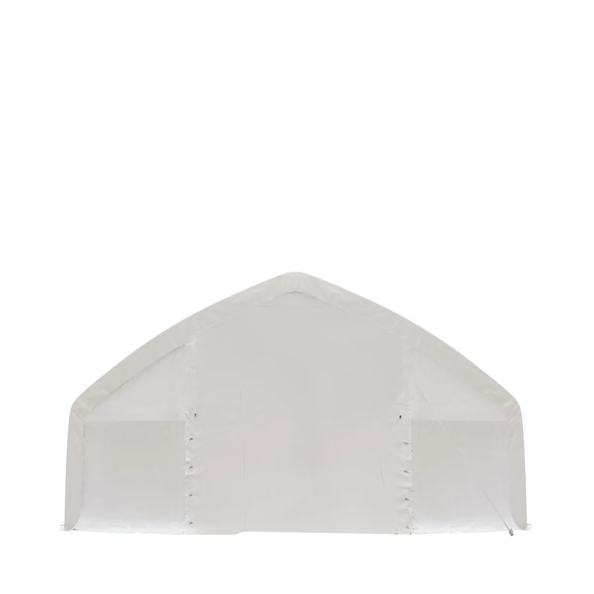 30' x 50' Straight Wall Peak Ceiling Storage Shelter with Heavy Duty 17 oz PVC Cover & Drive Through Doors, TMG-ST3050V - Image 3