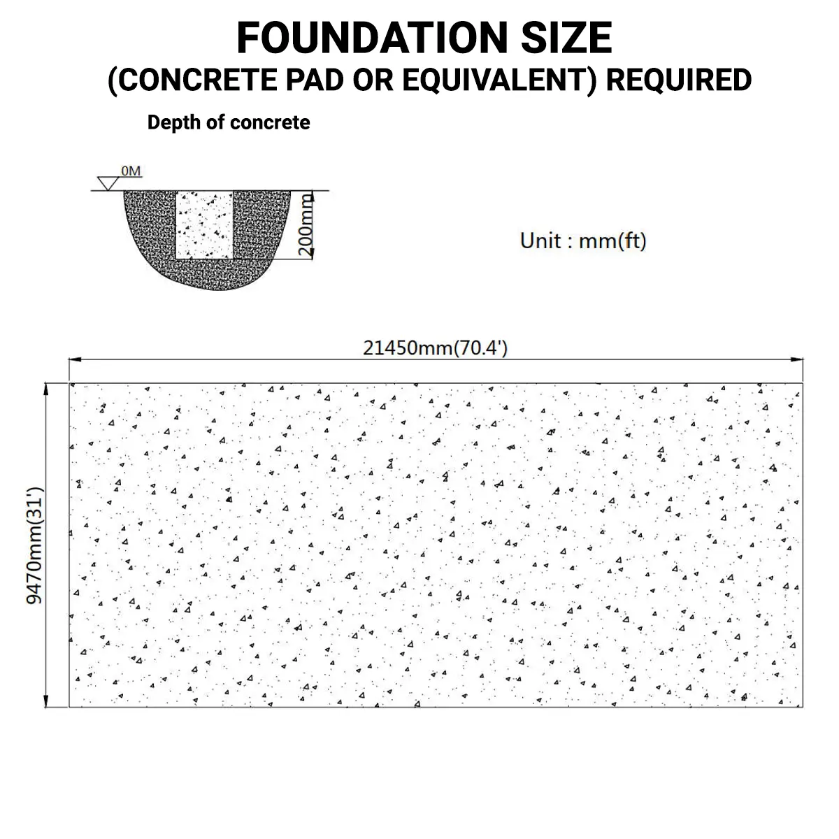 30' x 70' Straight Wall Peak Ceiling Storage Shelter with Heavy Duty 17 oz PVC Cover & Drive Through Doors, TMG-ST3070V - Image 7