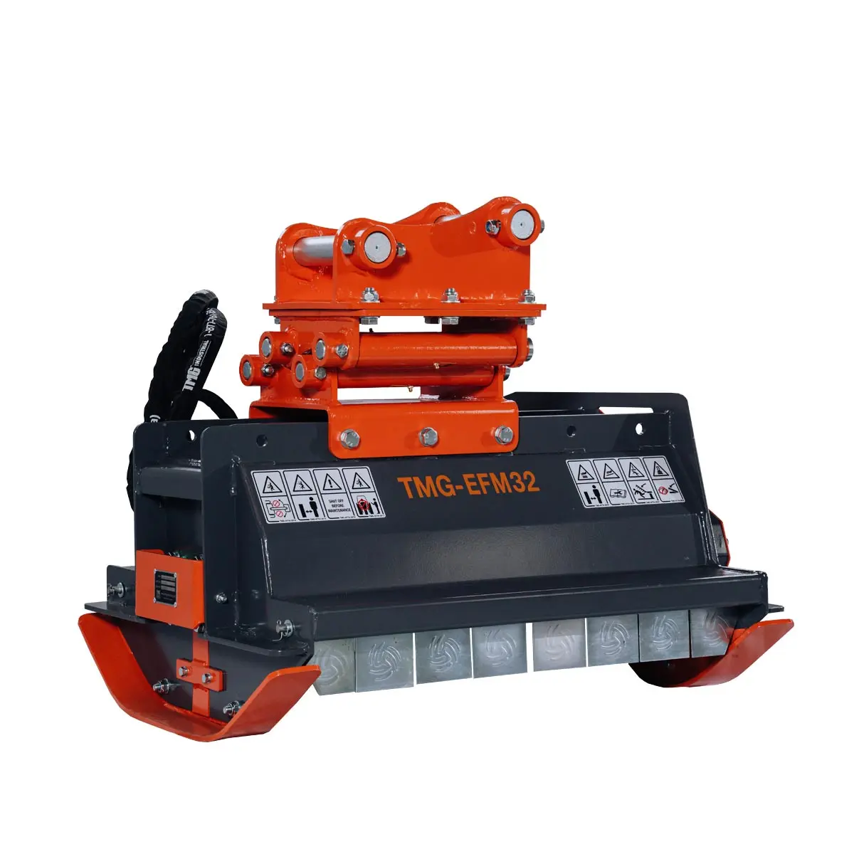 32" Excavator Brush Flail Mower, 3 to 5-ton Carrier, 10-16 GPM, TMG-EFM32 - Image 8